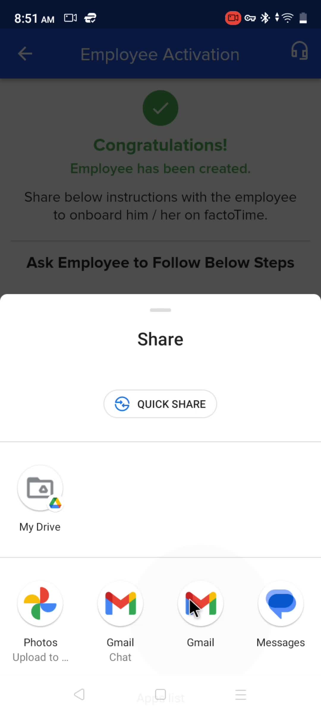 Adding an employee on factoTime video thumbnail