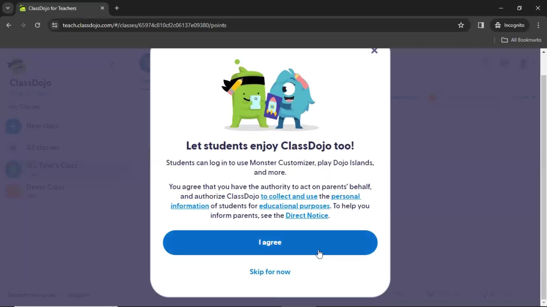 Adding a student on ClassDojo video thumbnail