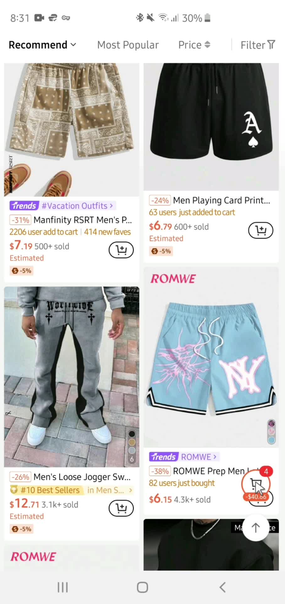 Adding to cart on Shein video thumbnail