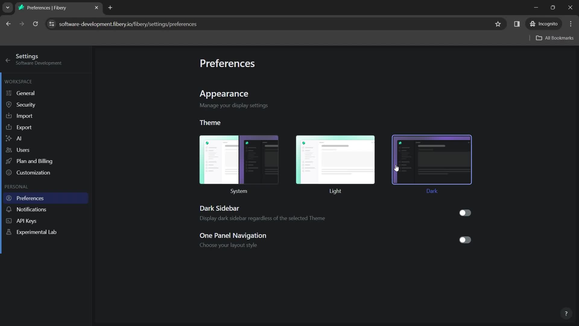 Adjusting preferences on Fibery video thumbnail