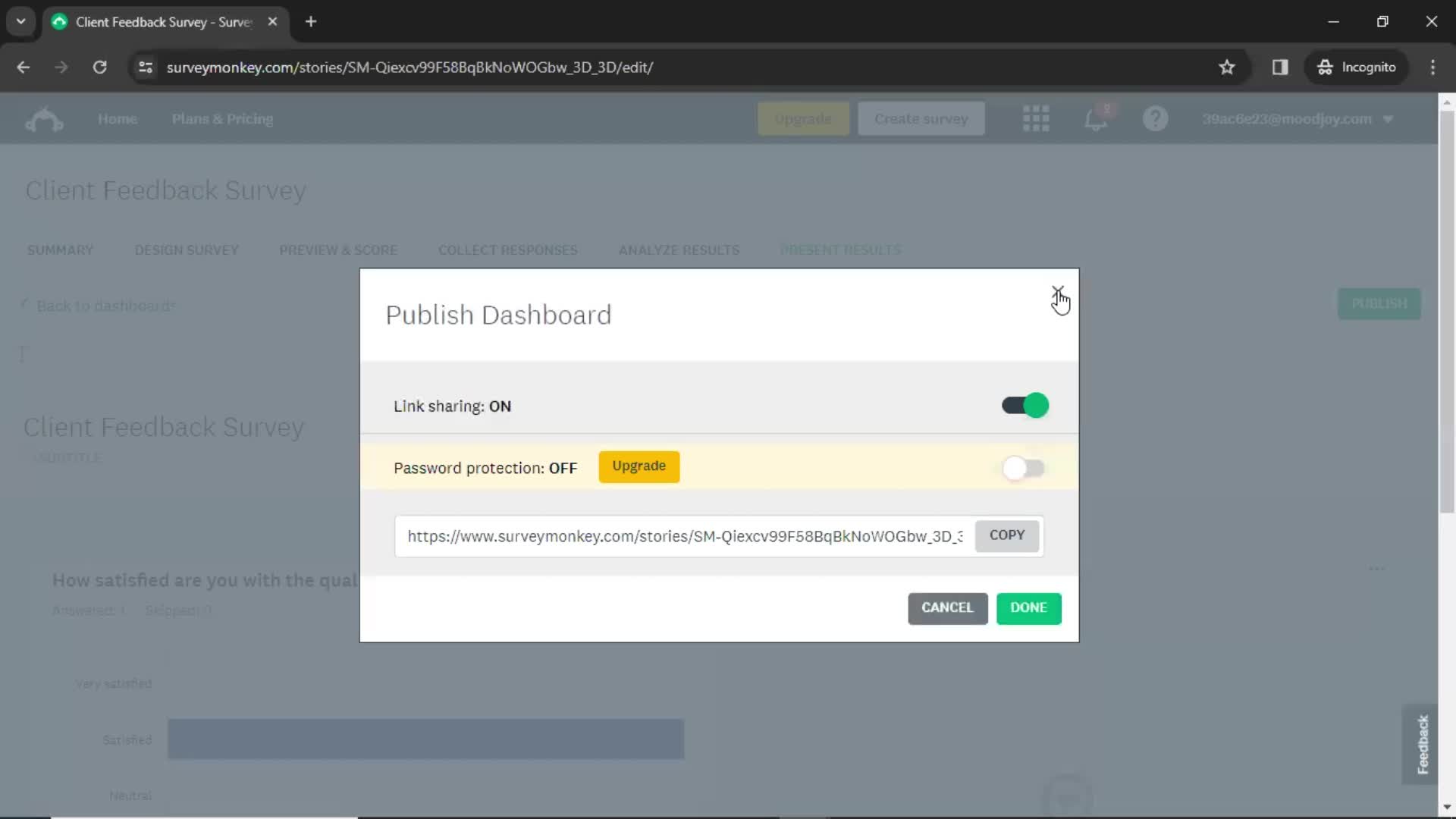 Analytics/Stats on SurveyMonkey video thumbnail