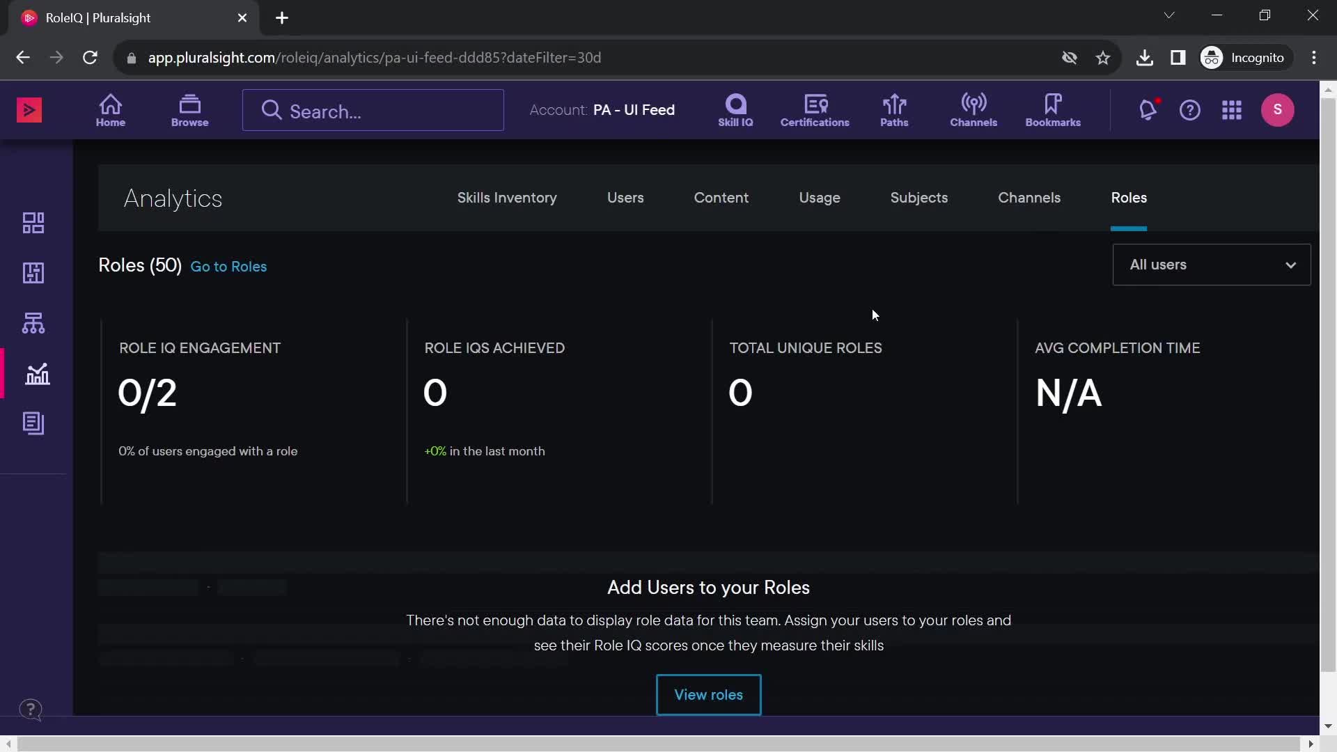 Analytics/Stats on Pluralsight video thumbnail