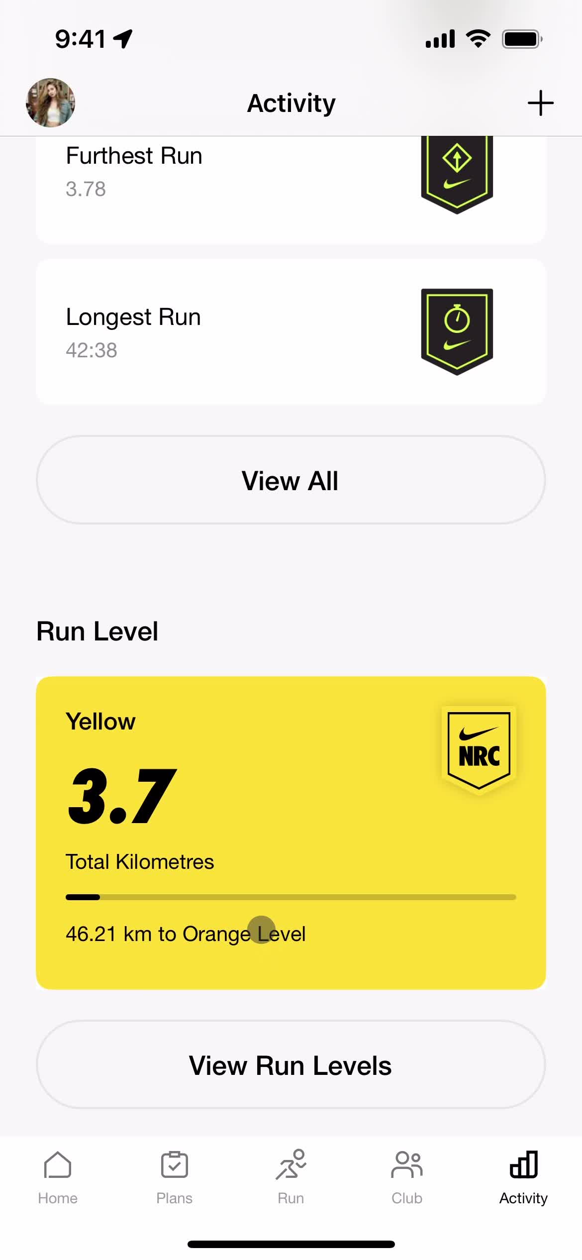 Analytics/Stats on Nike Run Club video thumbnail