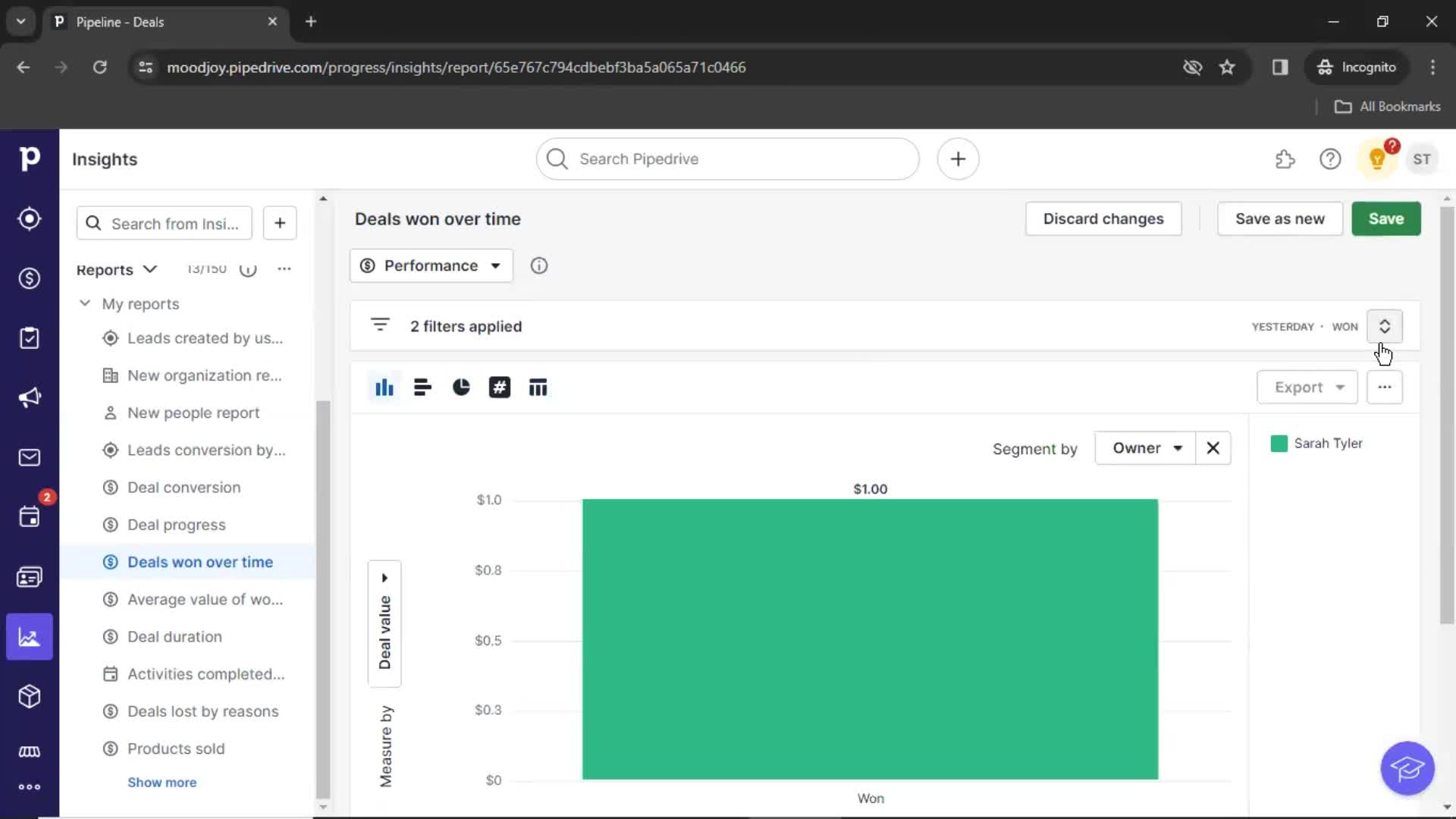 Analytics/Stats on Pipedrive video thumbnail