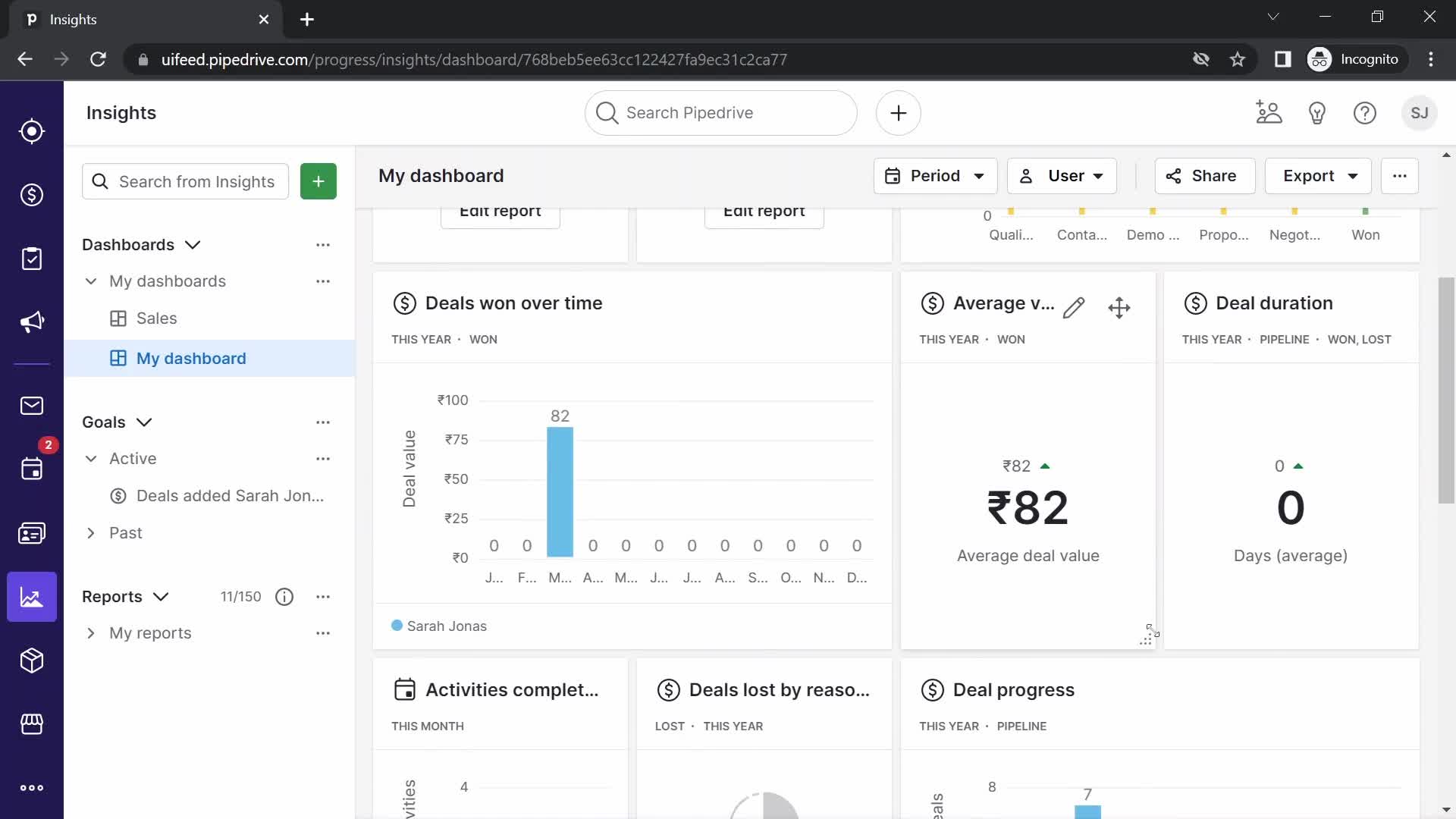 Analytics/Stats on Pipedrive video thumbnail