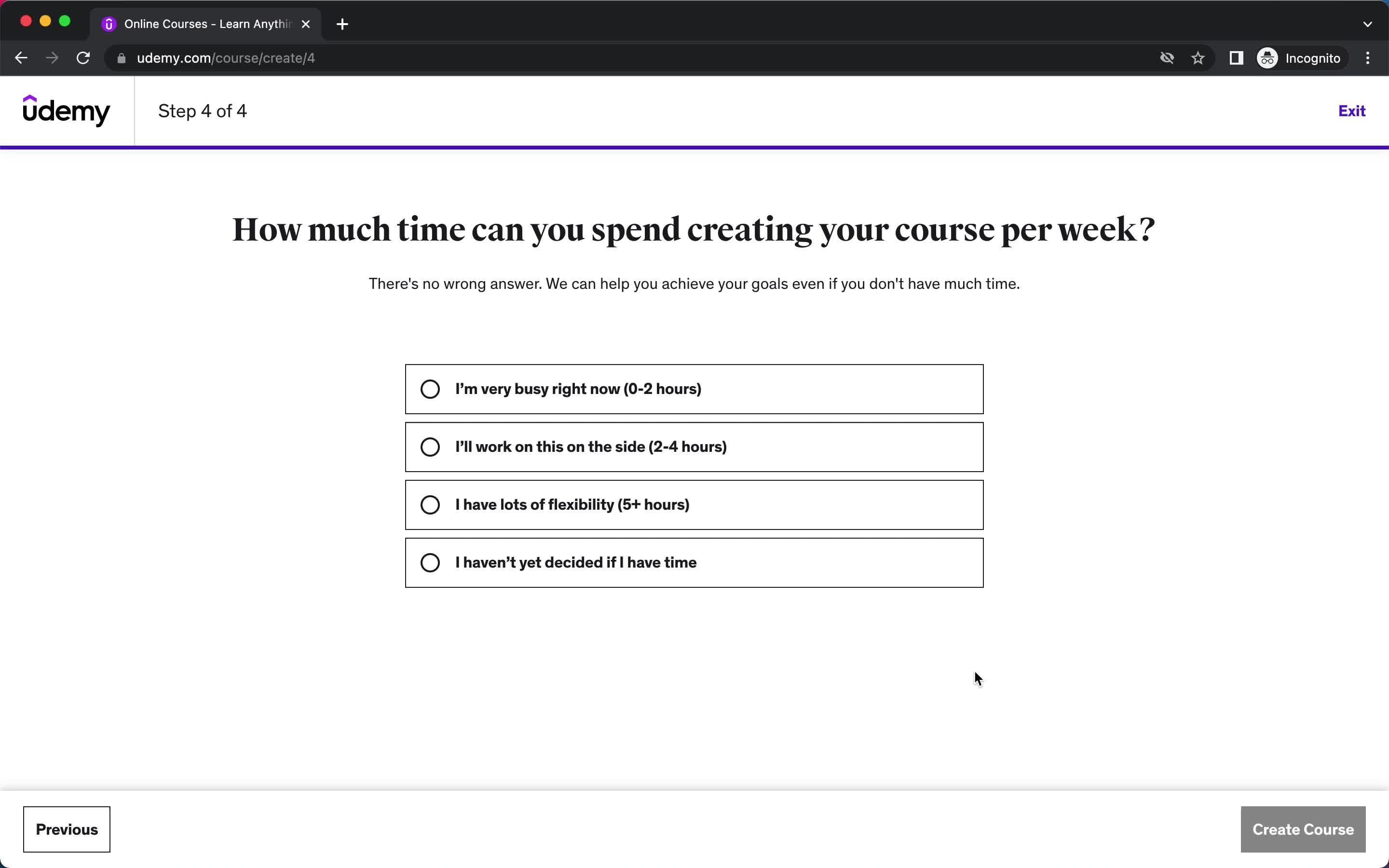 Teacher signup screenshot