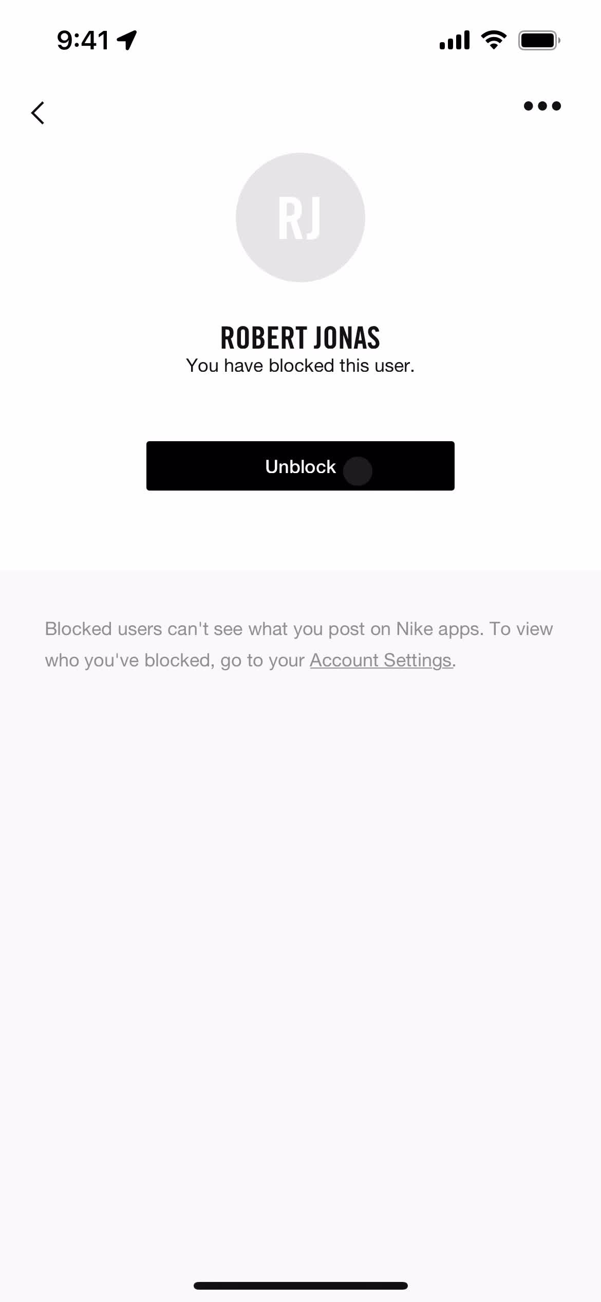 Blocking a user on Nike Run Club video thumbnail