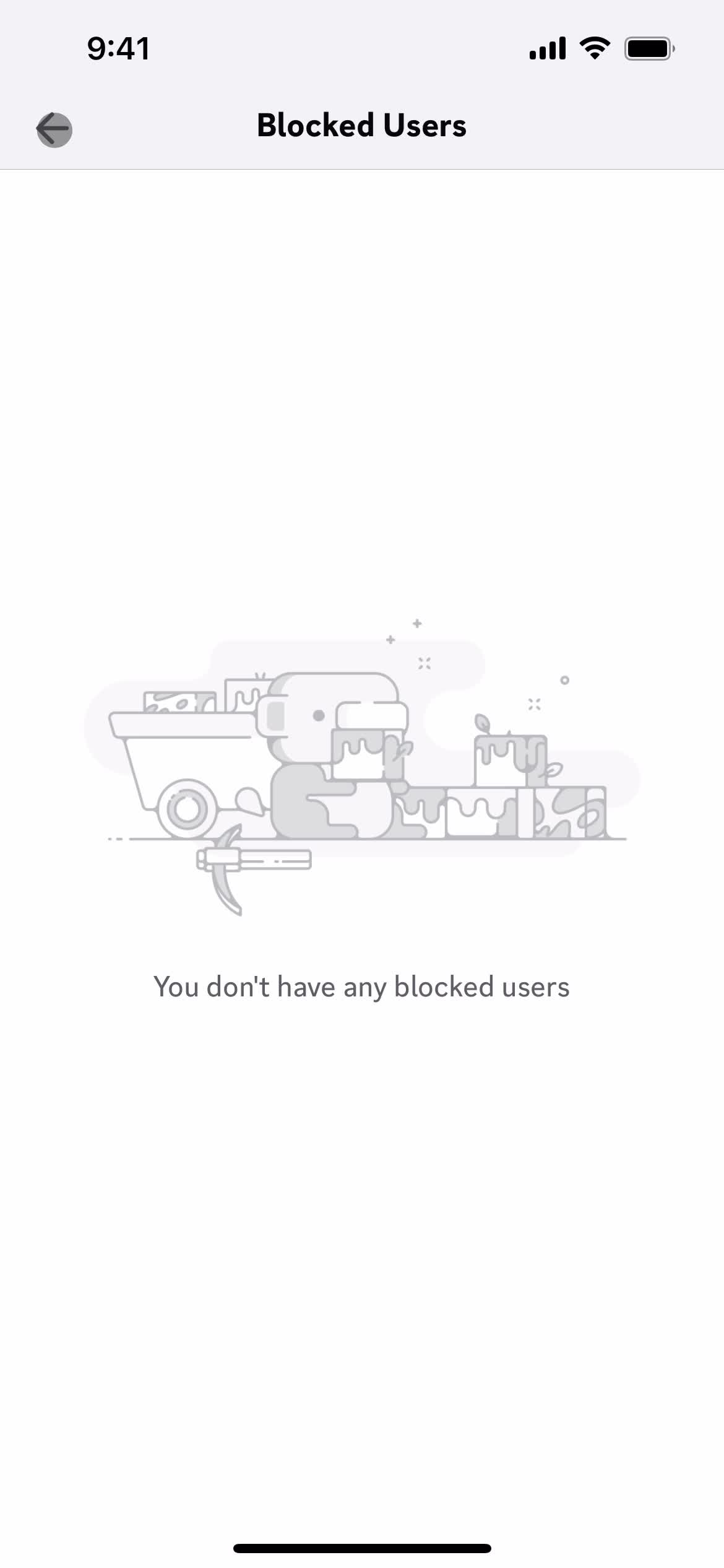 Blocked users video thumbnail