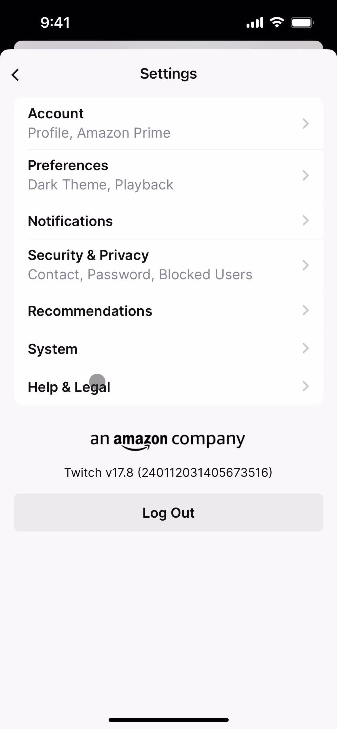 Blocking a user screenshot