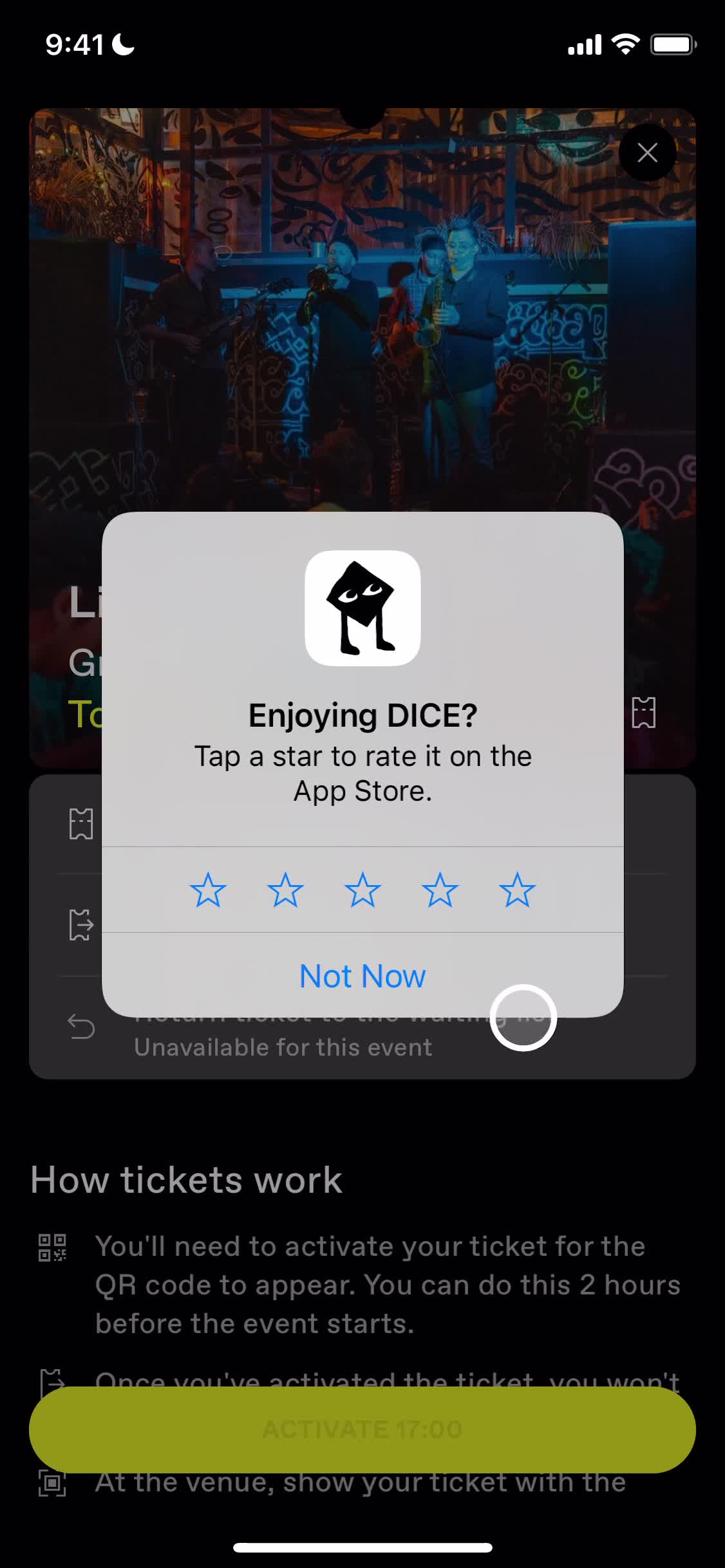 Booking an event on DICE video thumbnail