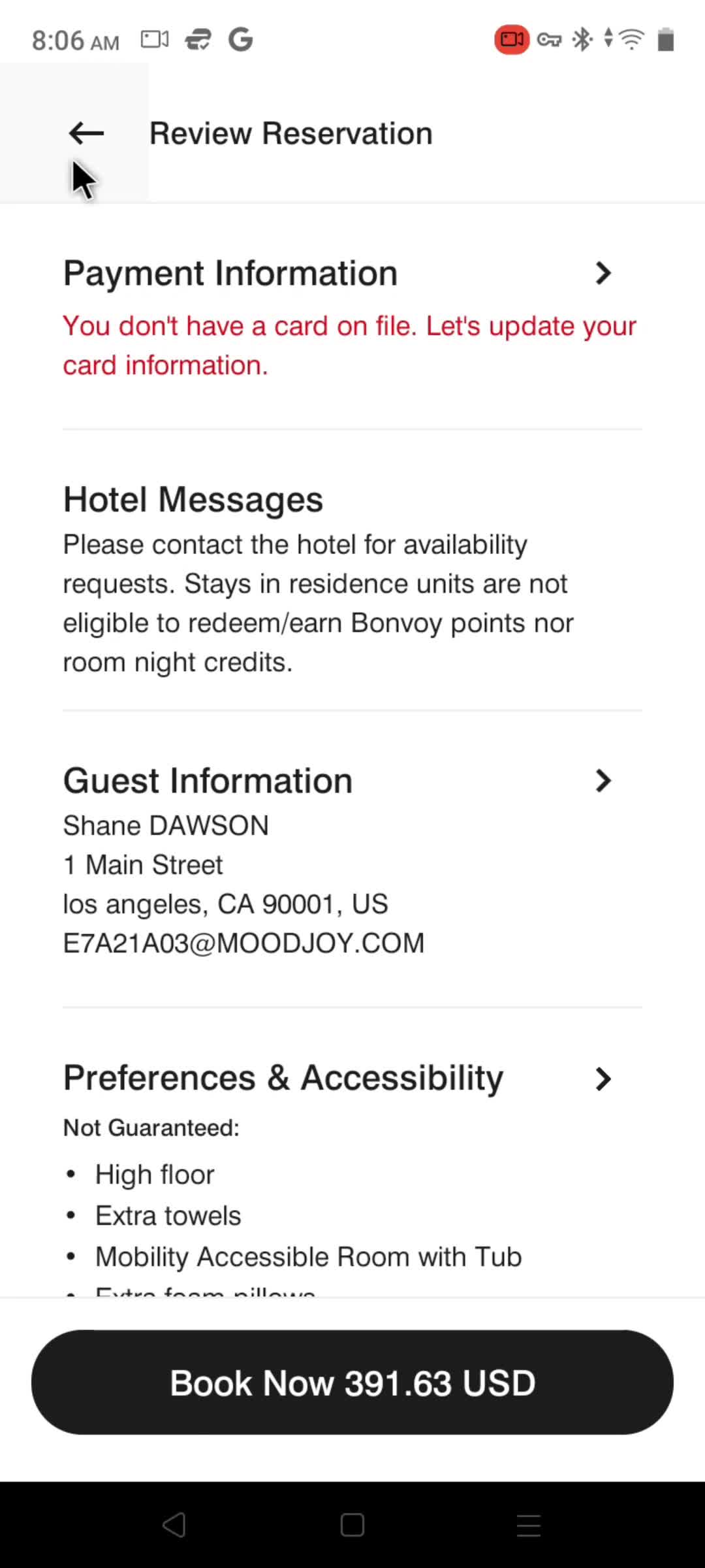 Booking a room on Marriott Bonvoy video thumbnail