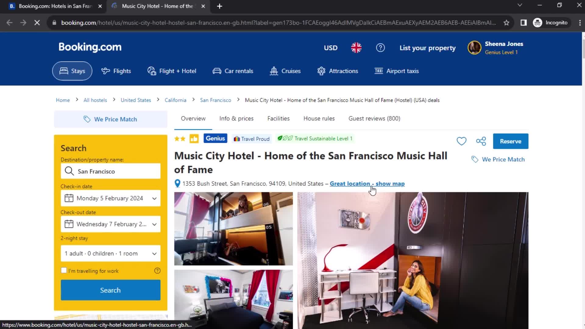 Booking a room on Booking.com video thumbnail