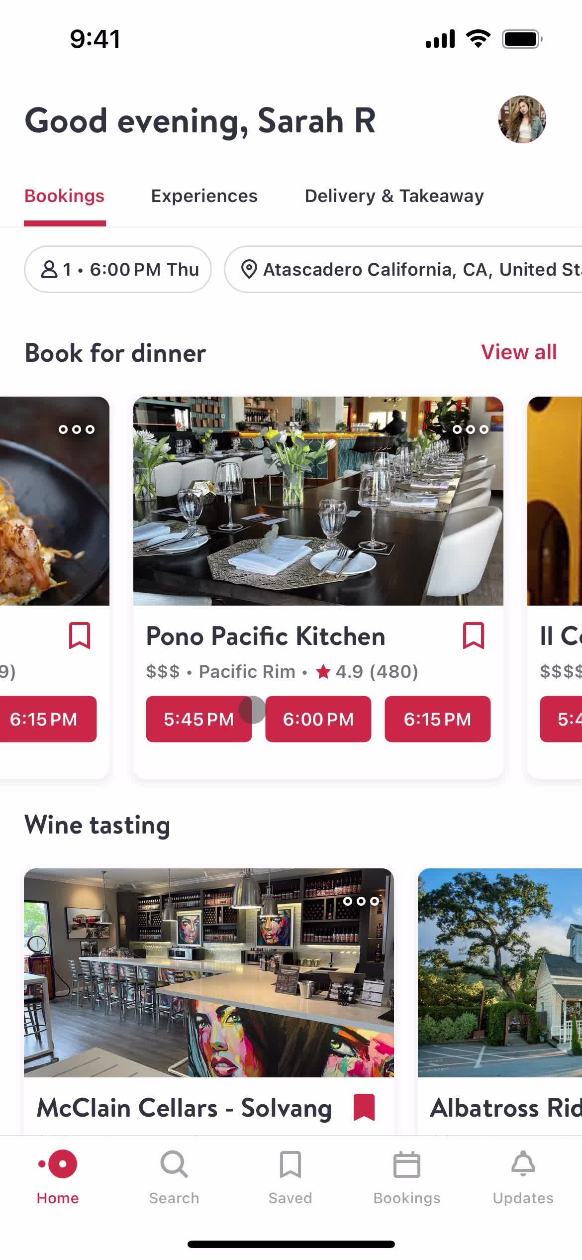 Booking a table on OpenTable video thumbnail