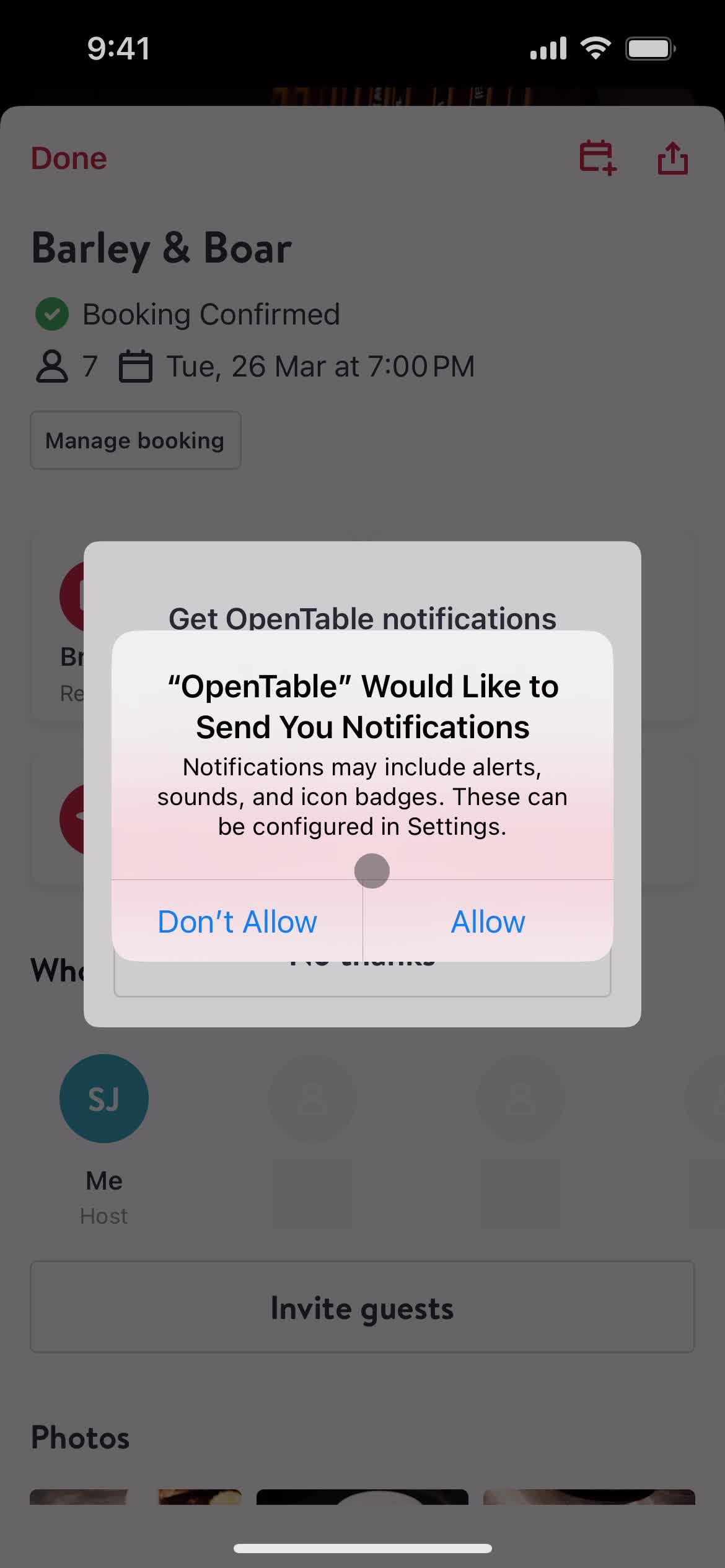 Booking a table on OpenTable video thumbnail