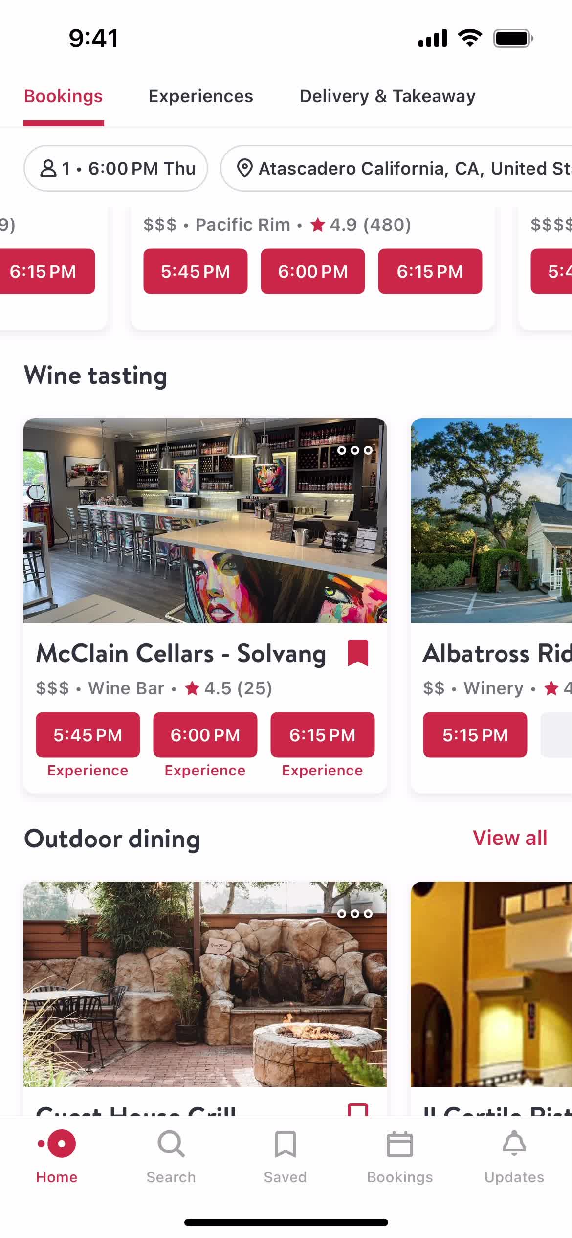 Booking a table on OpenTable video thumbnail