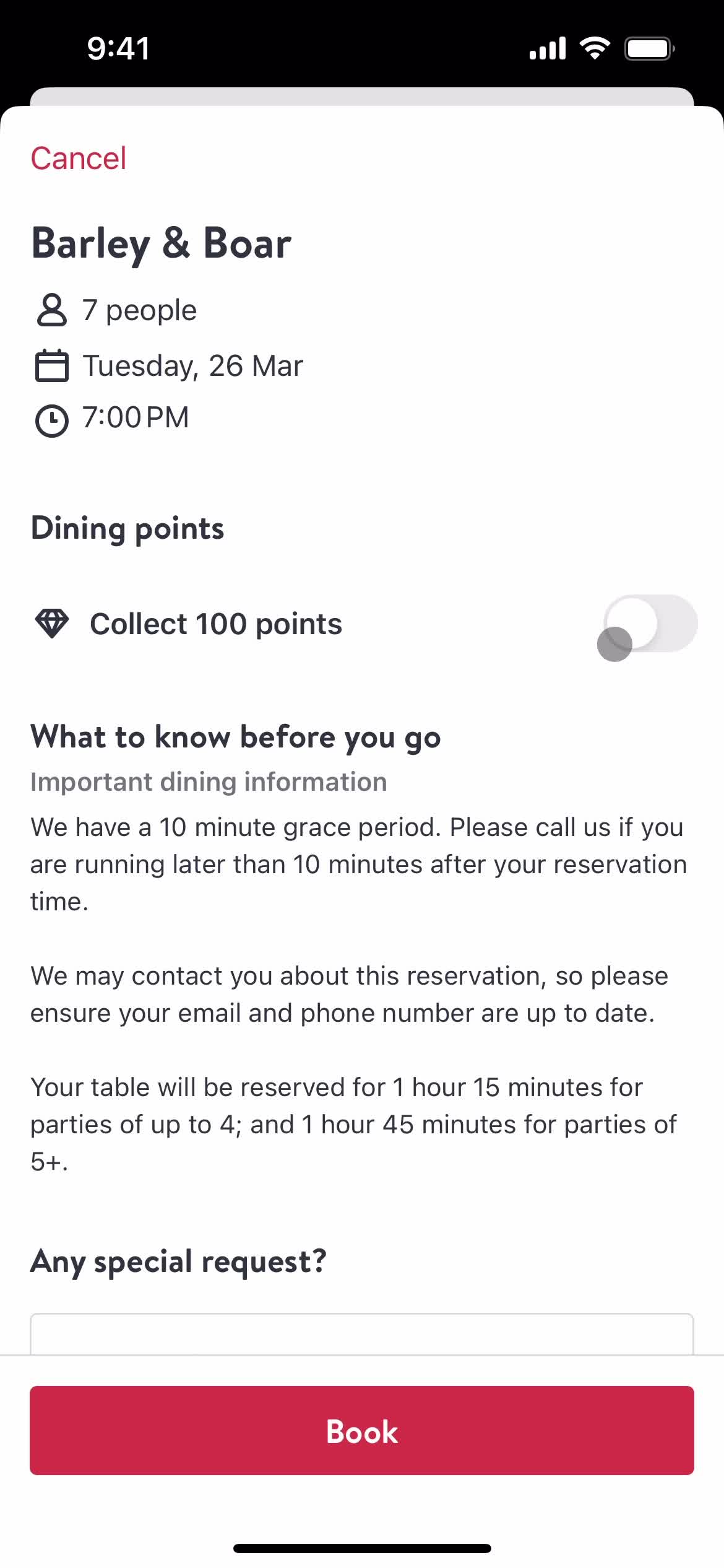 Booking a table on OpenTable video thumbnail