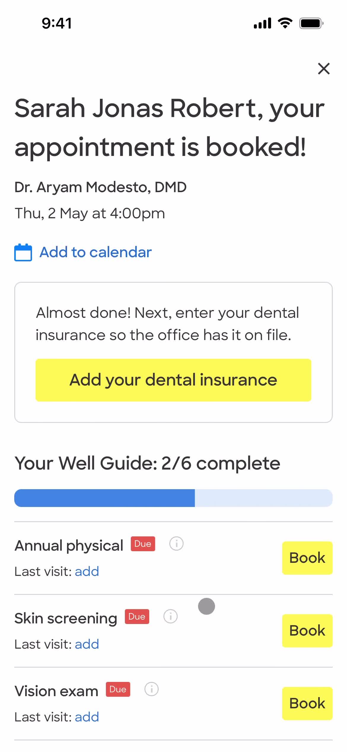 Booking an appointment on Zocdoc video thumbnail