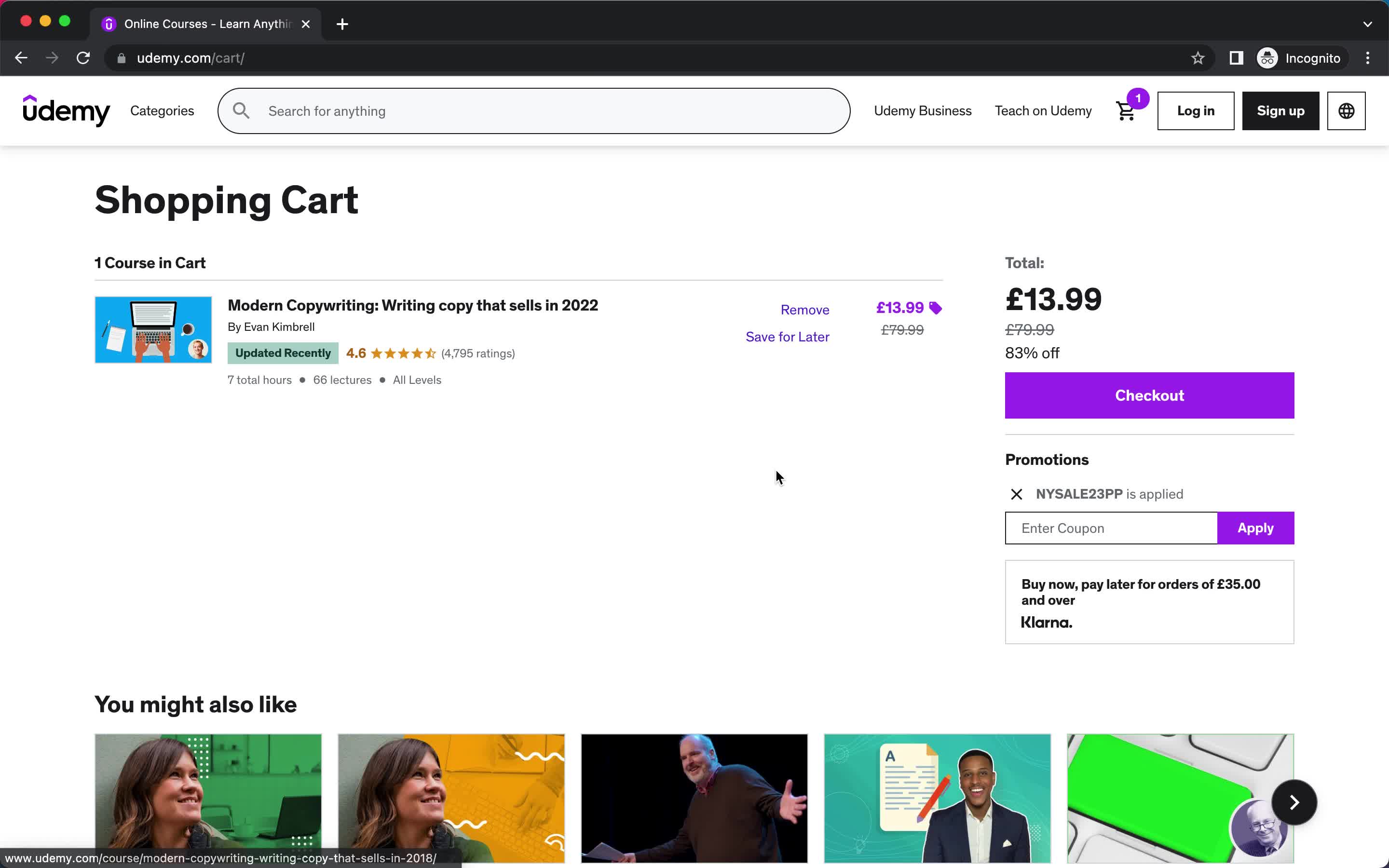 Buying something on Udemy video thumbnail