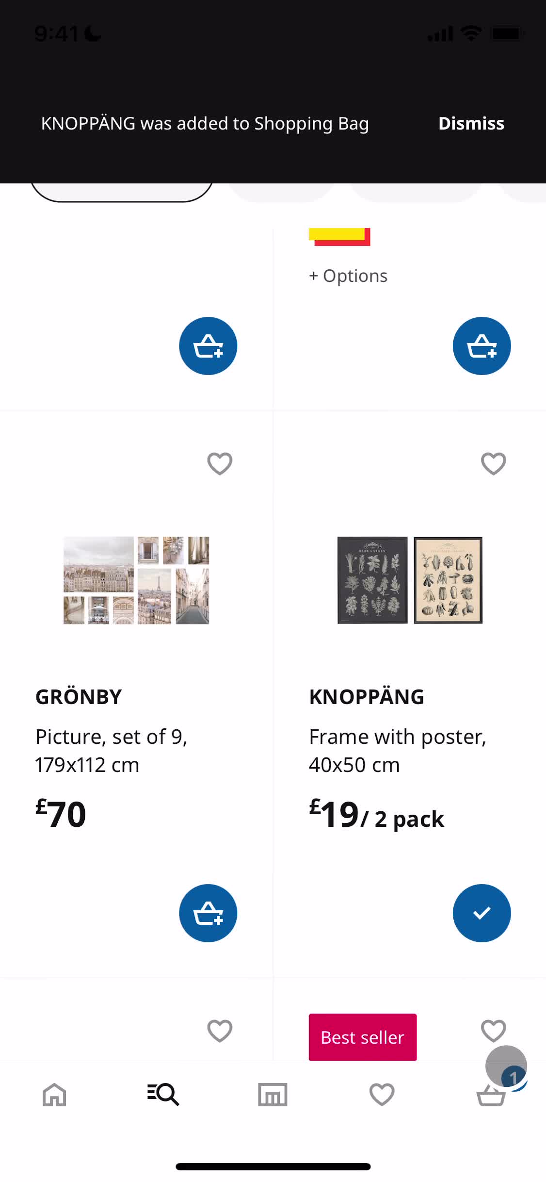 Buying something screenshot