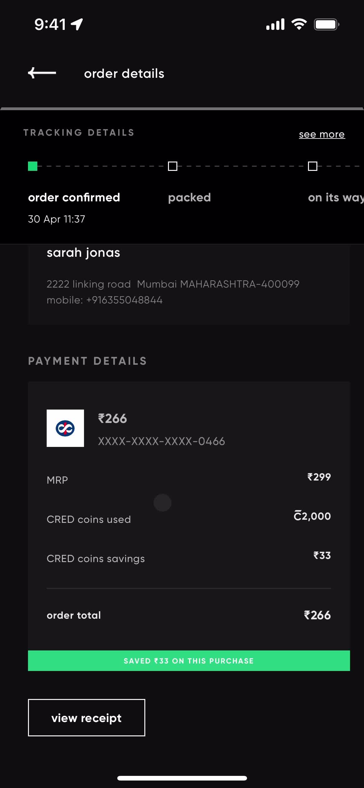 Buying something on CRED video thumbnail