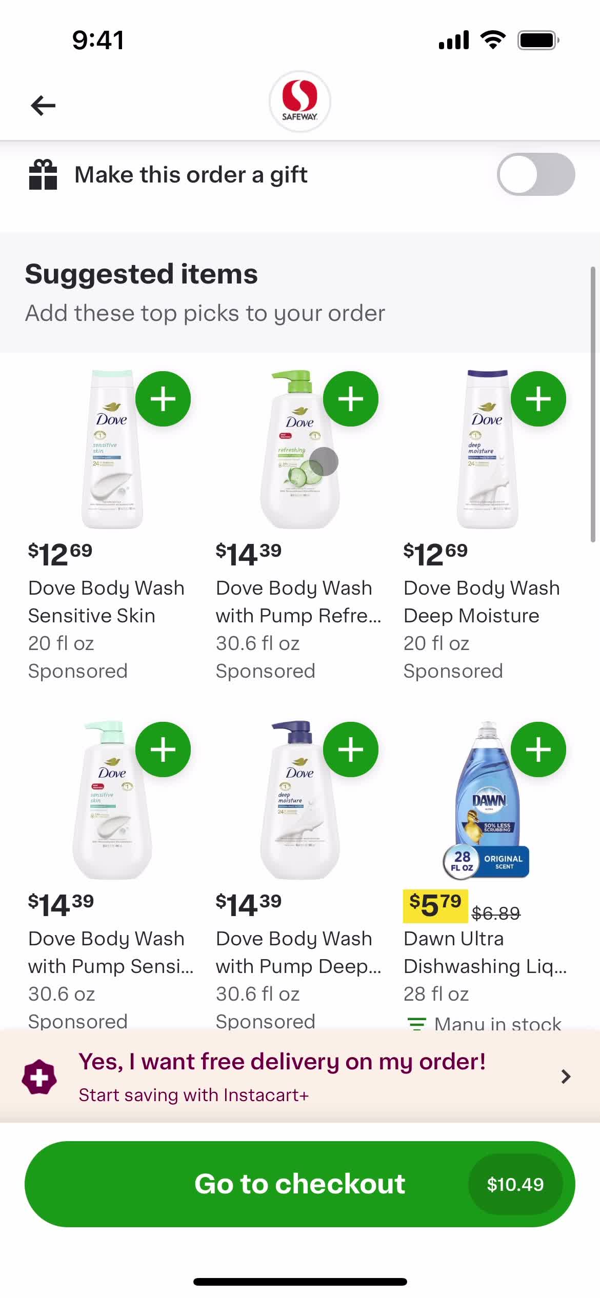 Buying something on Instacart video thumbnail