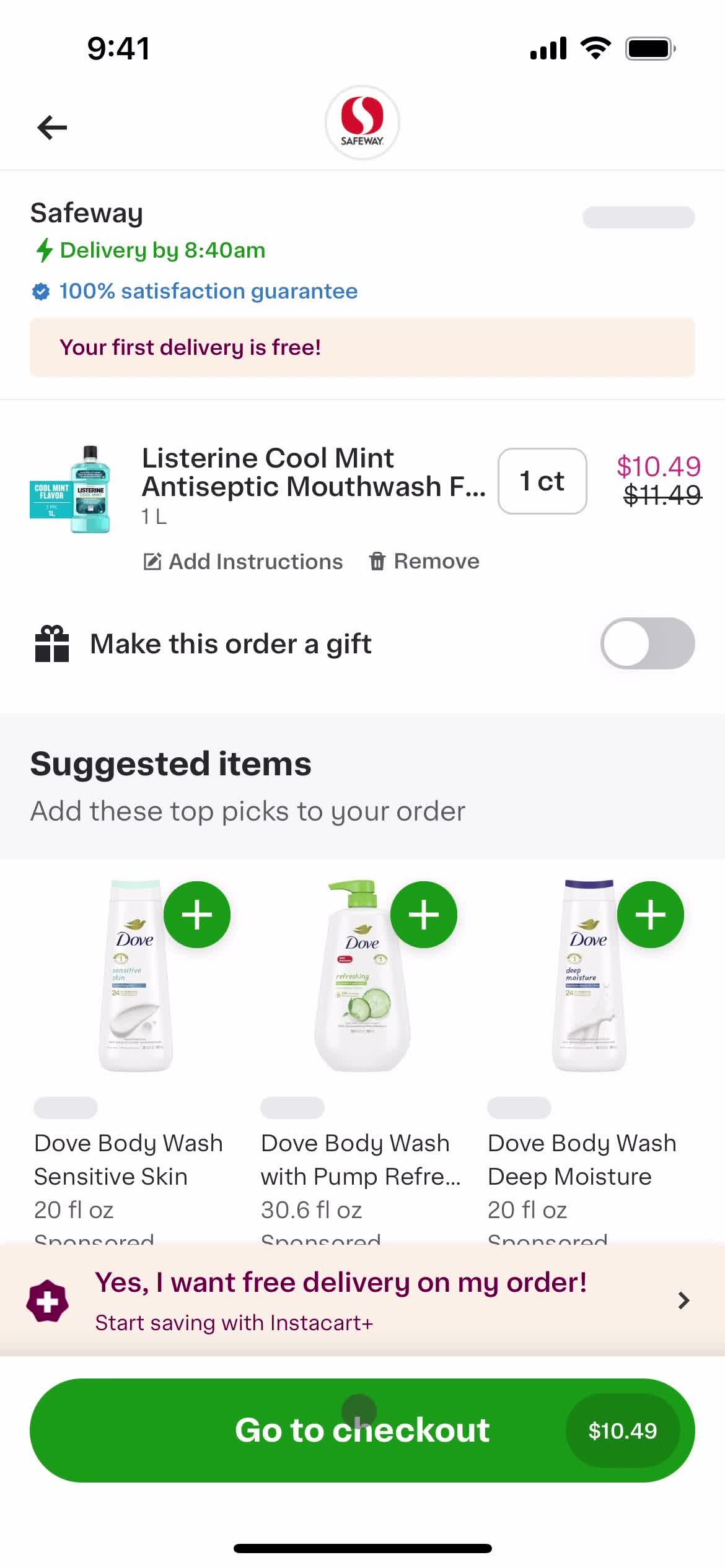 Buying something on Instacart video thumbnail