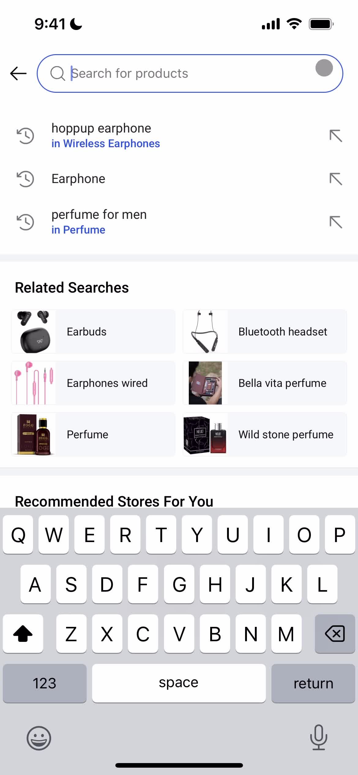 Screenshot of Search on Buying something on FlipKart user flow