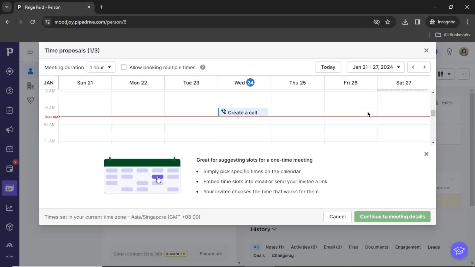 CRM screenshot