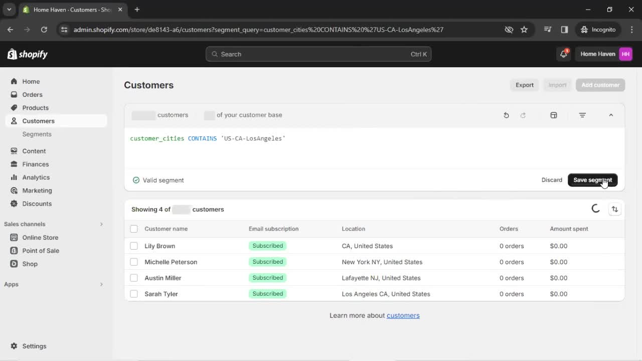 CRM screenshot