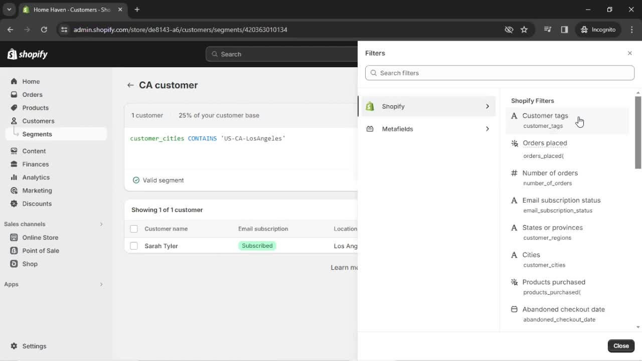 CRM screenshot