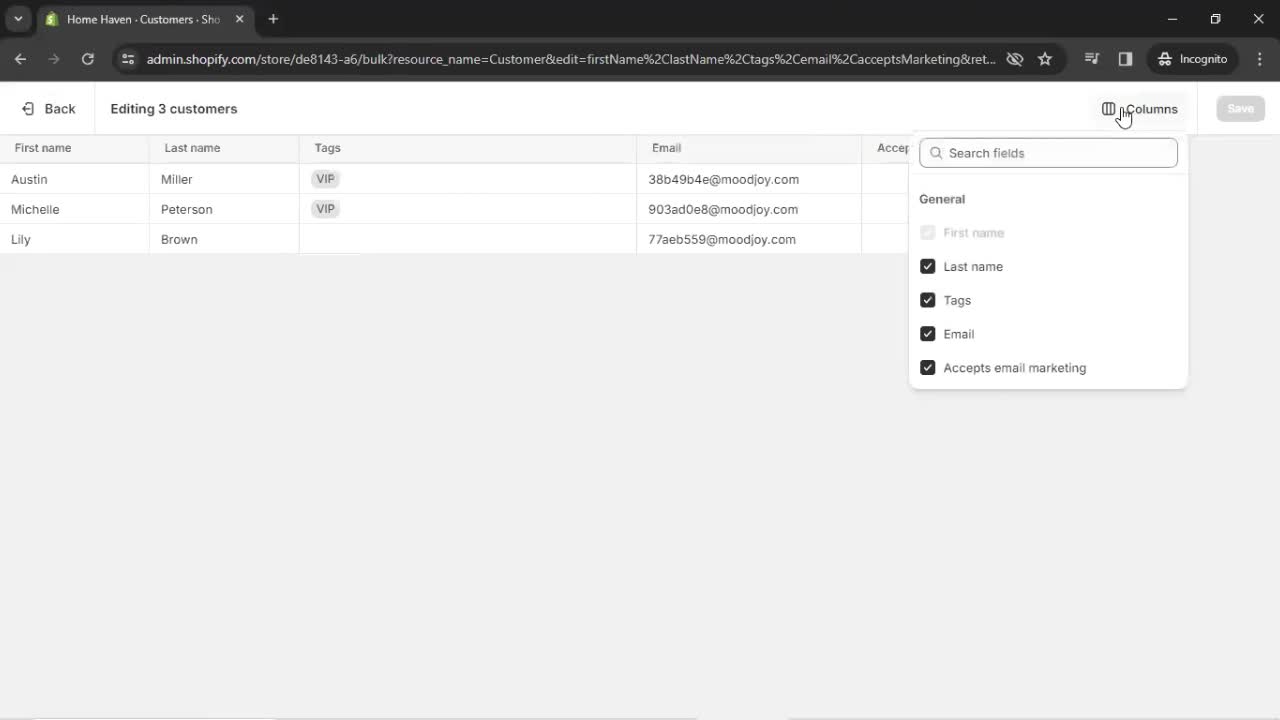 CRM screenshot