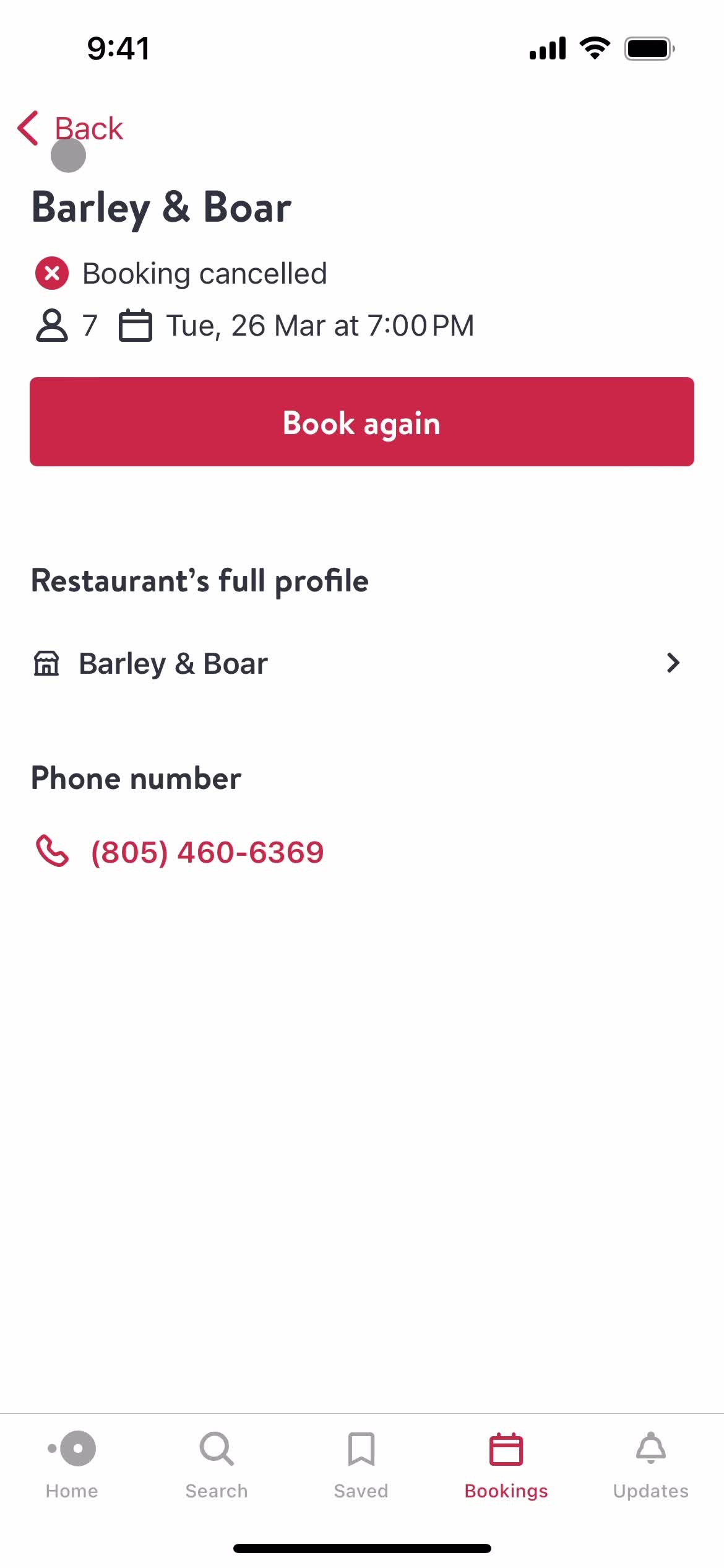 Cancelling a booking on OpenTable video thumbnail