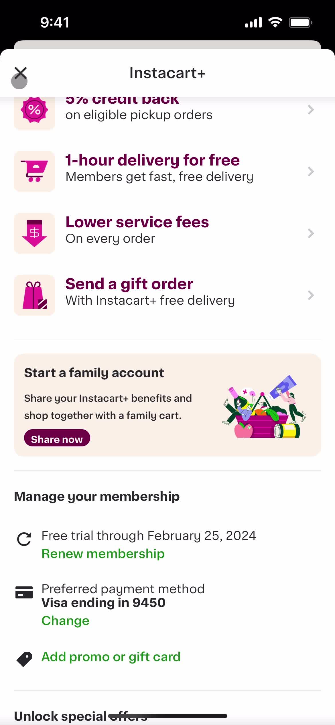 Cancelling your subscription on Instacart video thumbnail