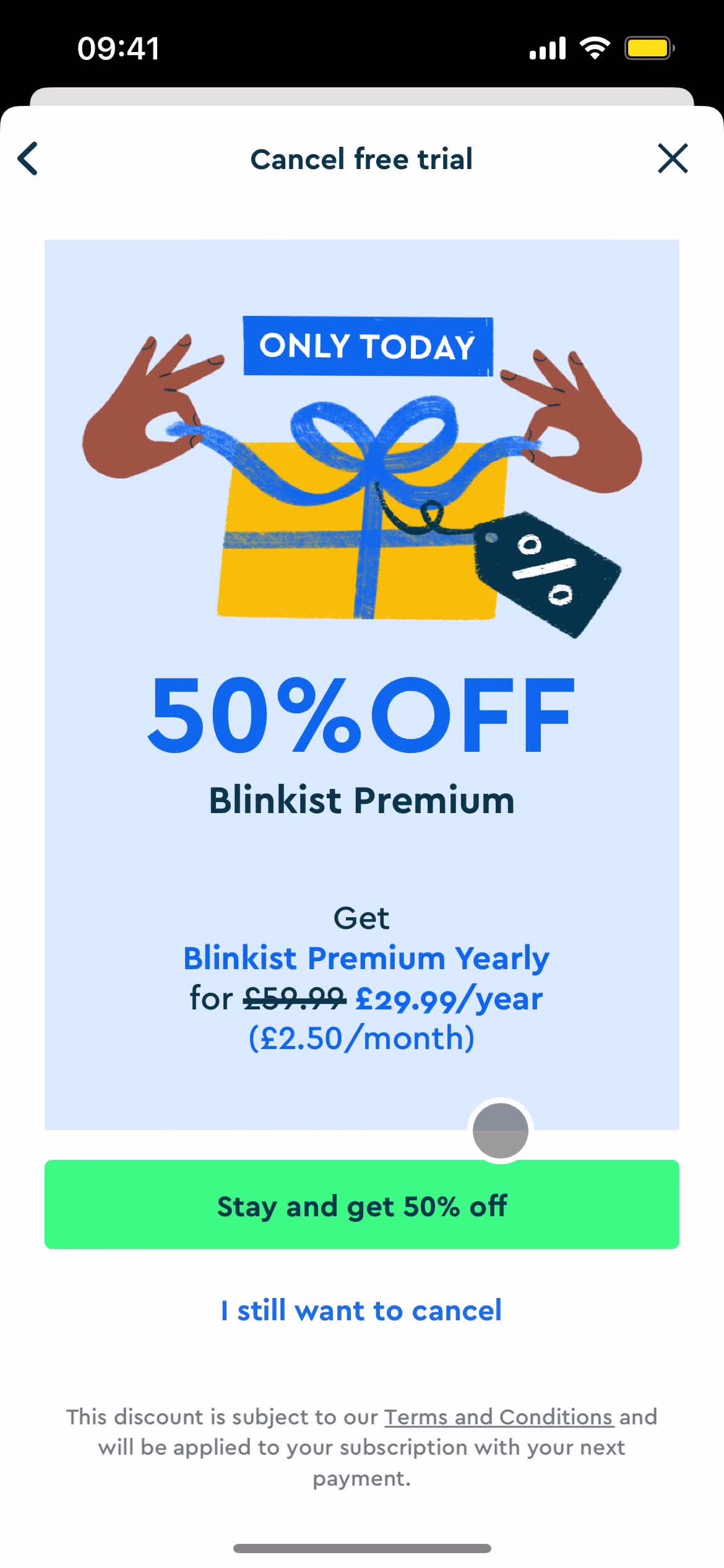 Cancelling your subscription on Blinkist video thumbnail