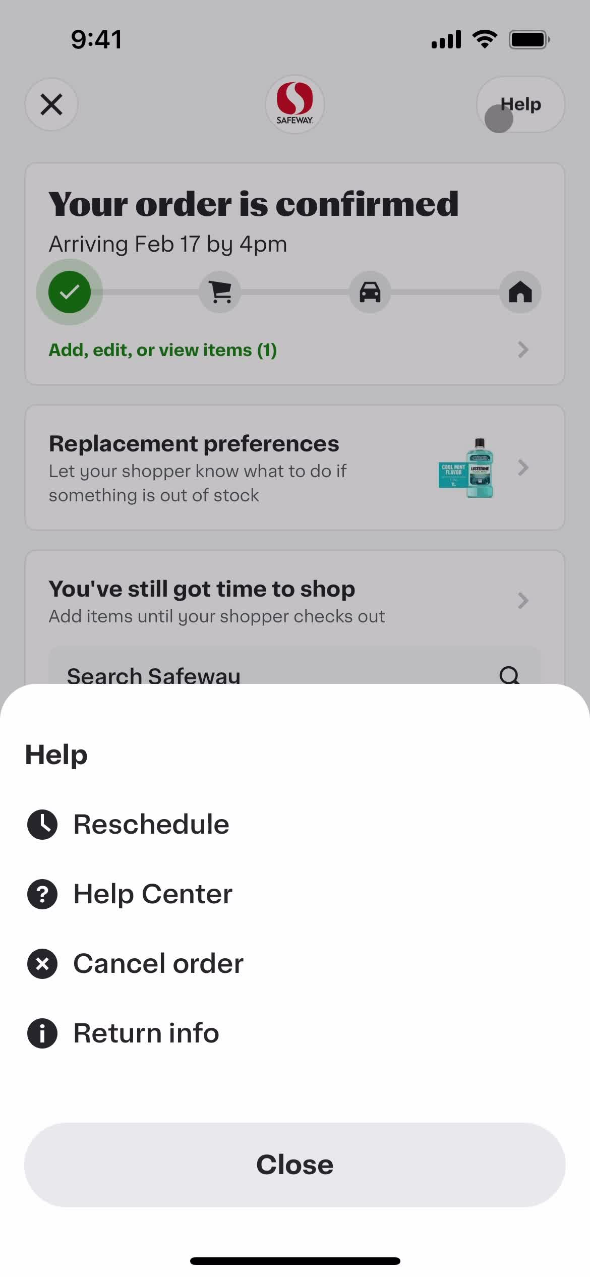 Cancelling an order on Instacart video thumbnail