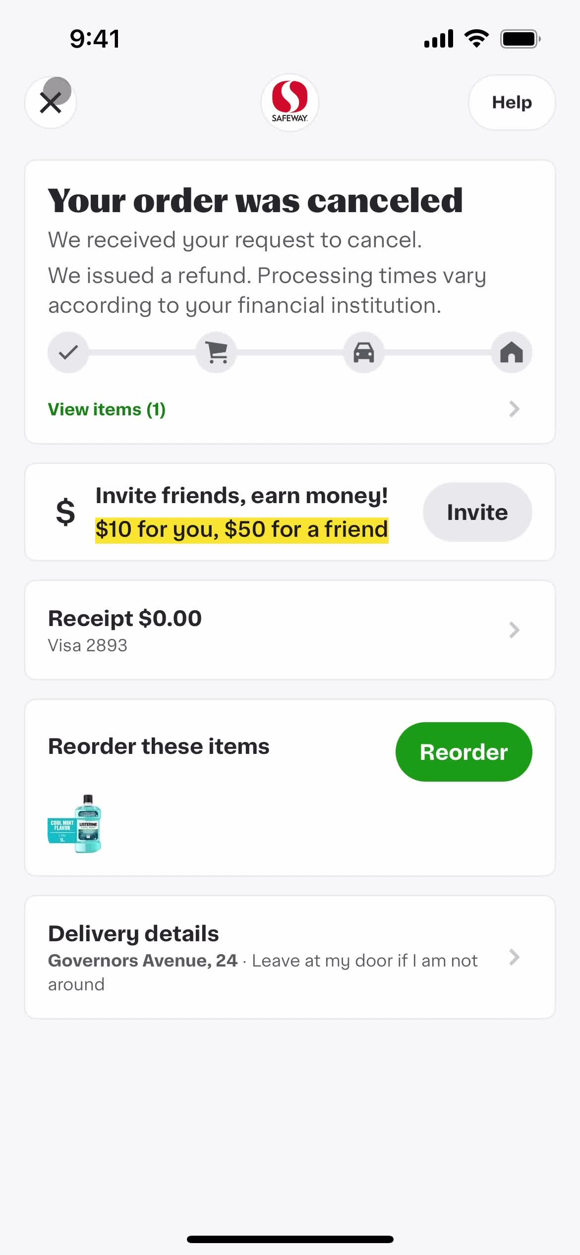 Cancelling an order on Instacart video thumbnail