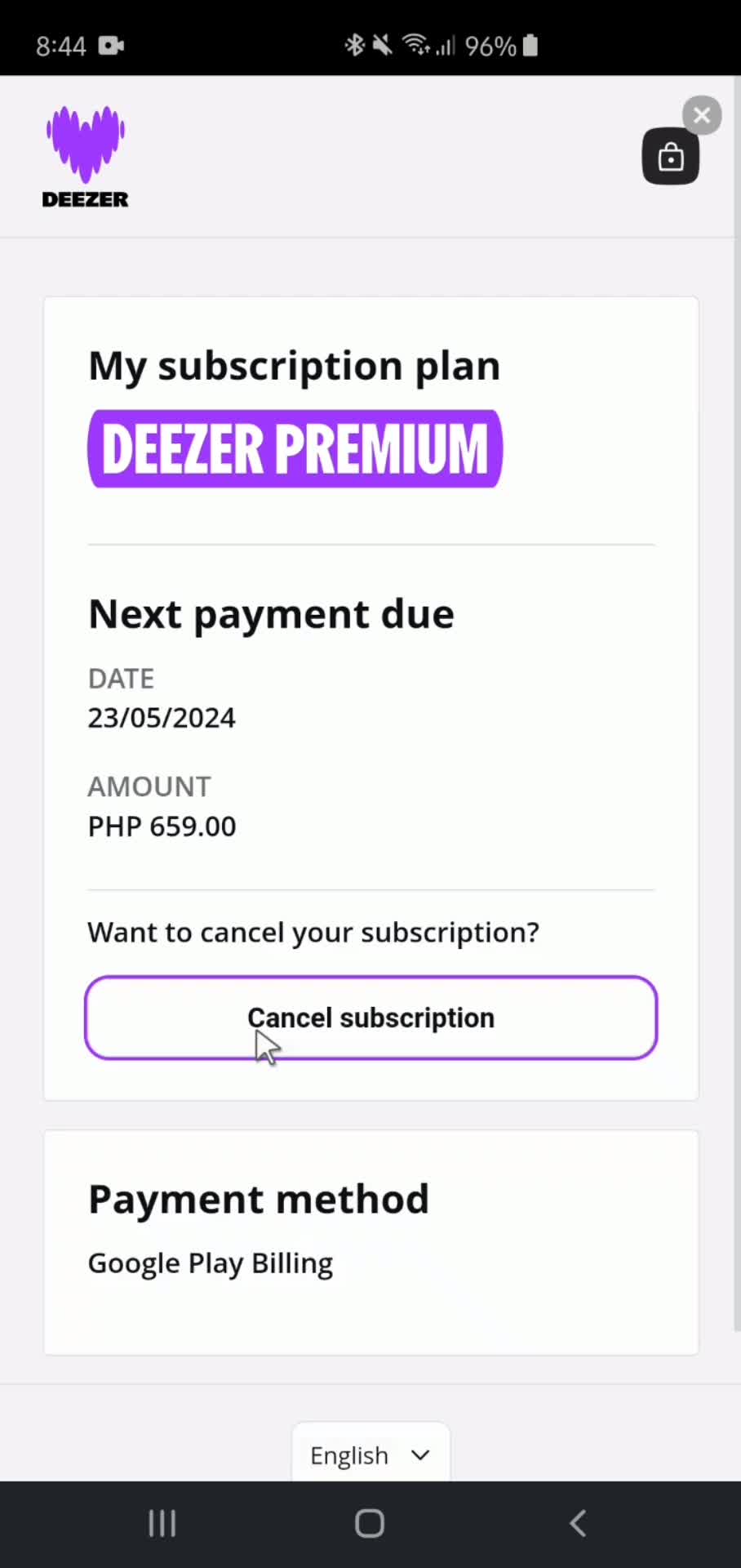 Cancelling your subscription on Deezer video thumbnail