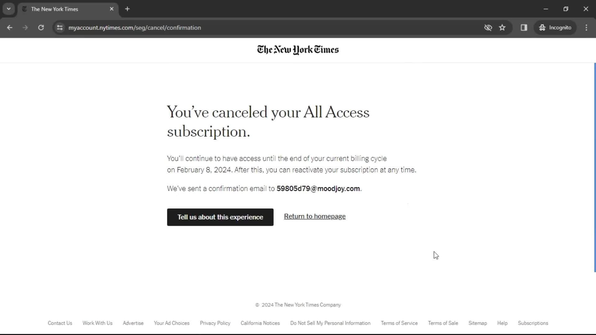 Cancelling your subscription on The New York Times video thumbnail