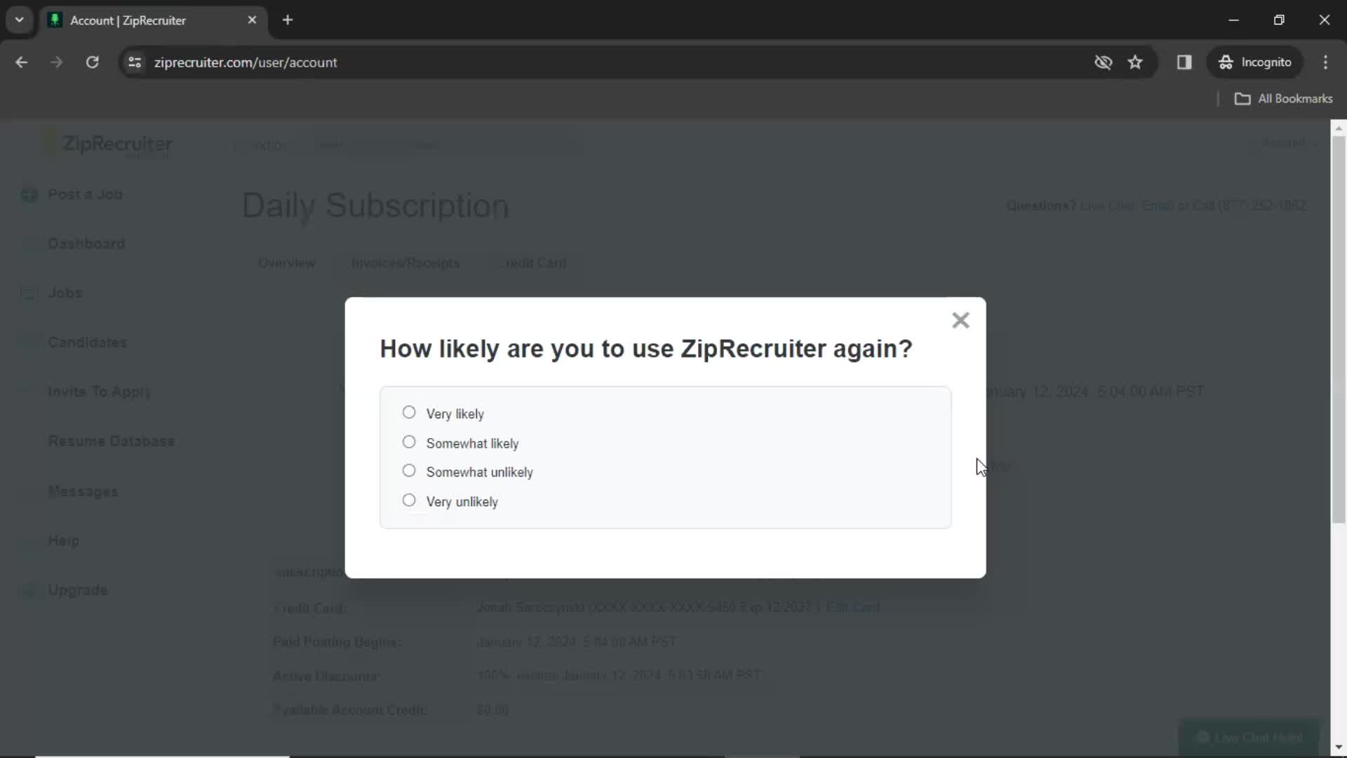 Cancelling your subscription on ZipRecruiter video thumbnail