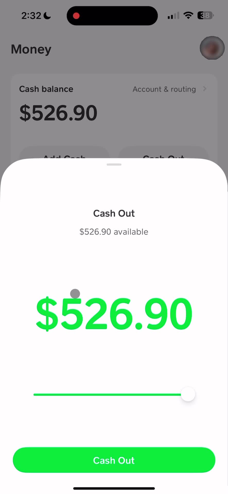 Cashing out on Cash App video thumbnail