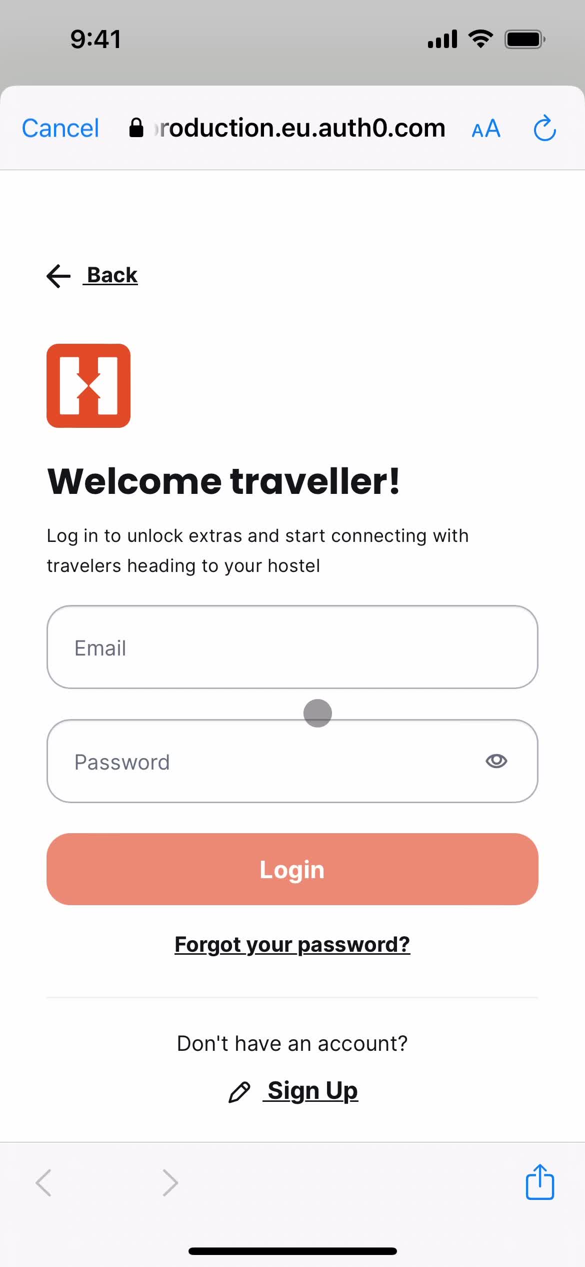 Resetting password on Hostelworld video thumbnail