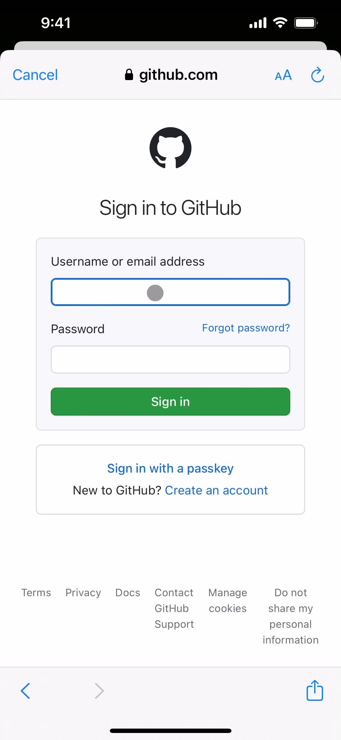 Changing password on GitHub video thumbnail