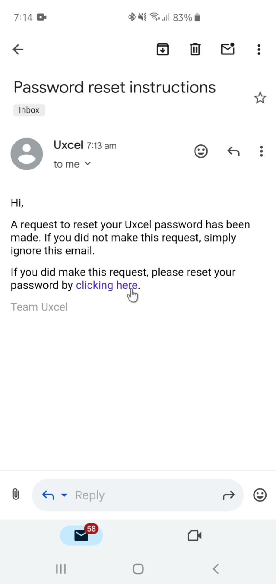 Changing password on Uxcel video thumbnail