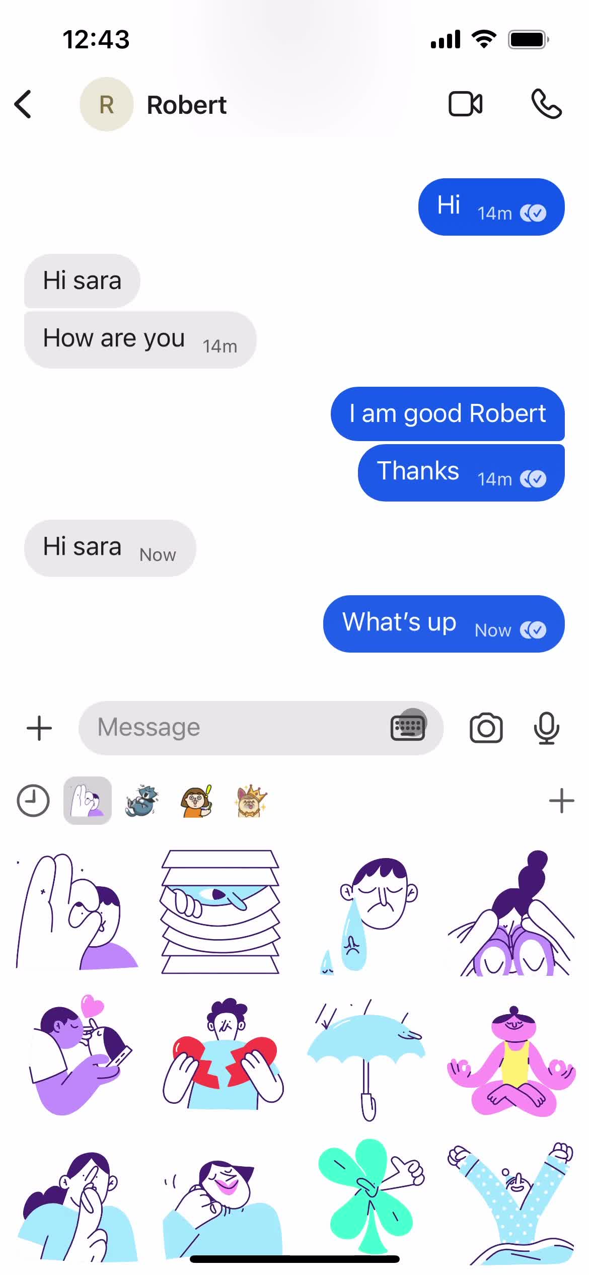 Chat screenshot