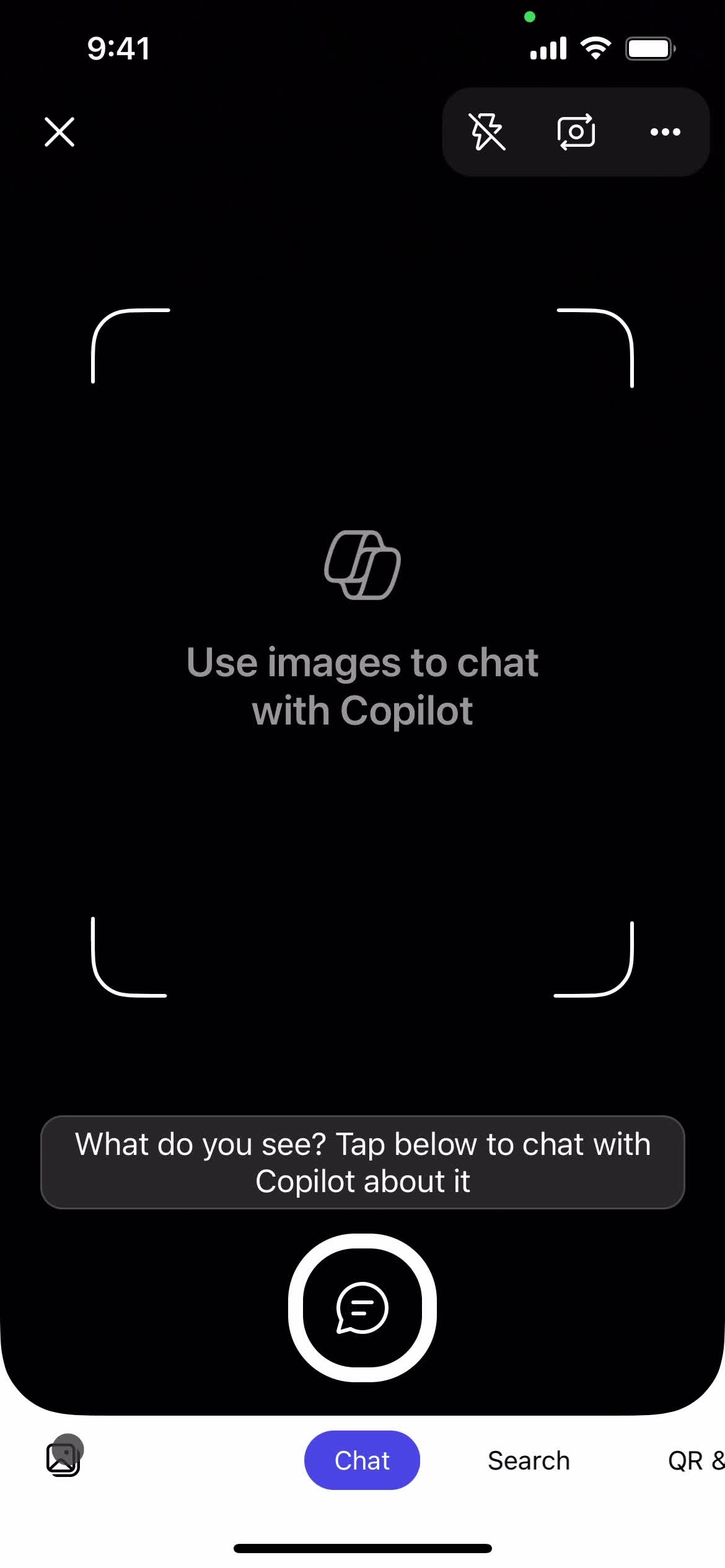 Asking a question screenshot