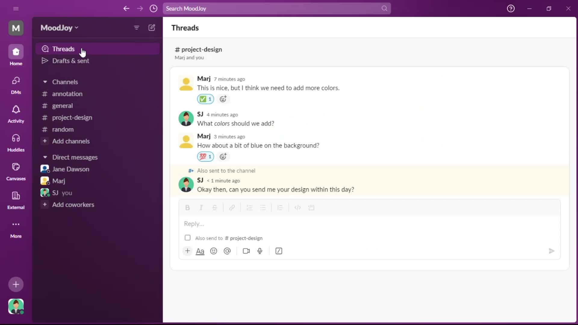 Chat screenshot