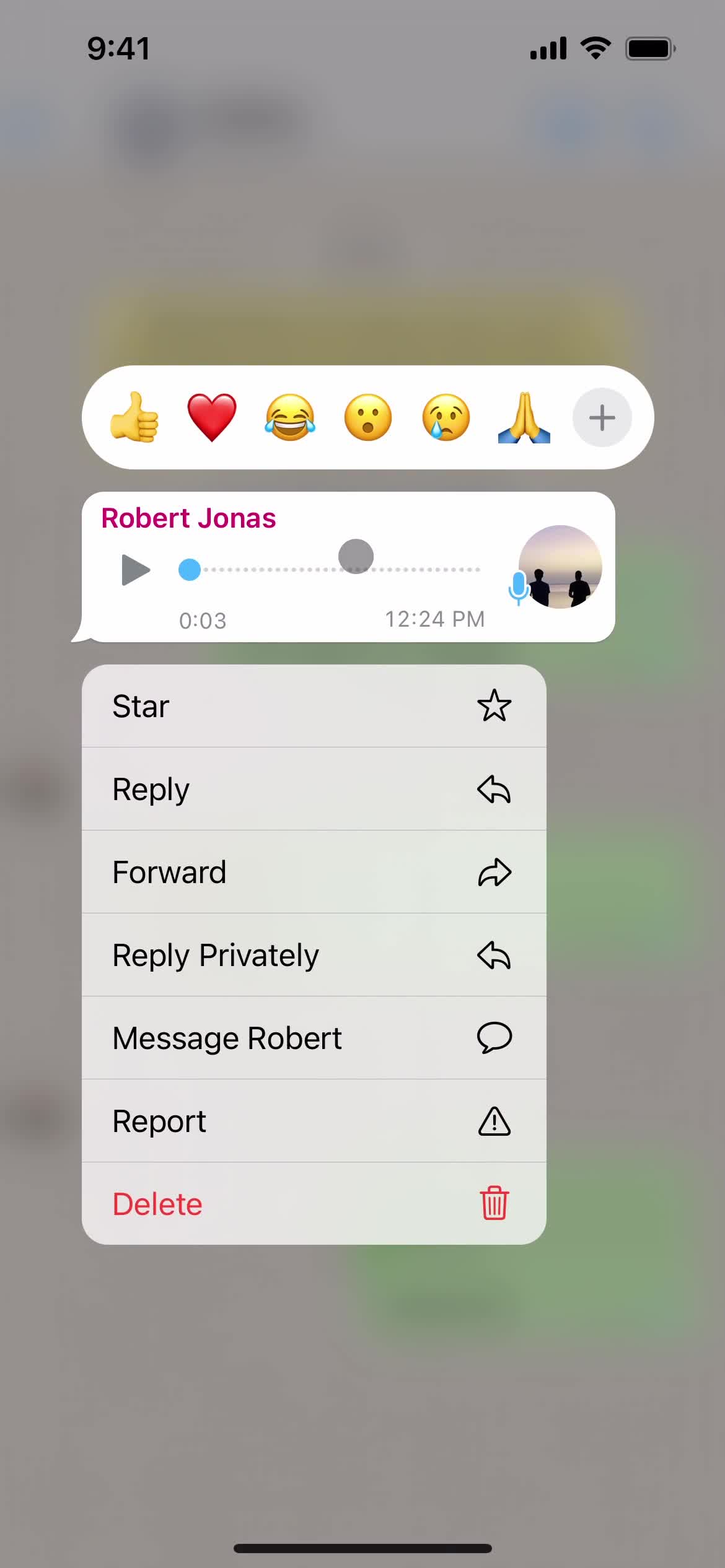 Chat screenshot