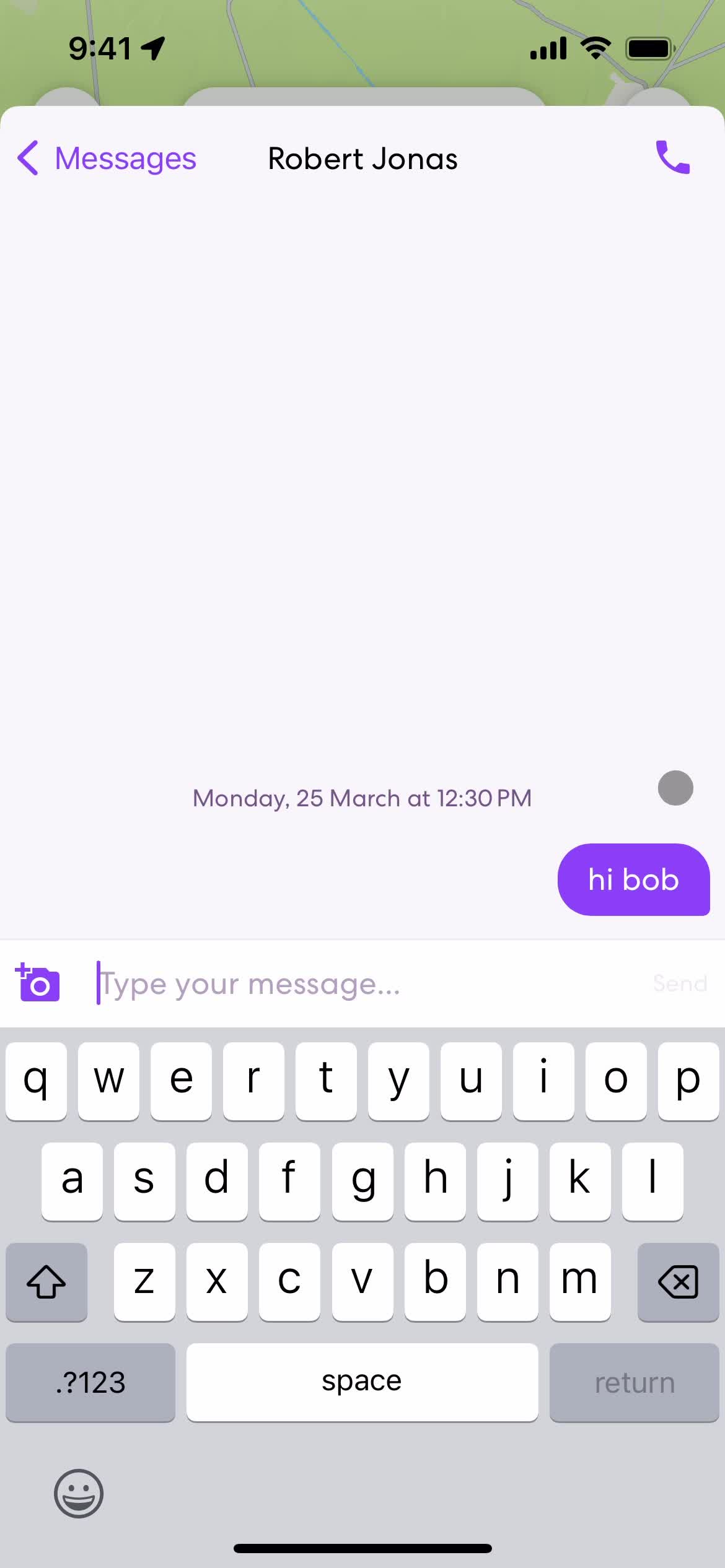 Chatting screenshot