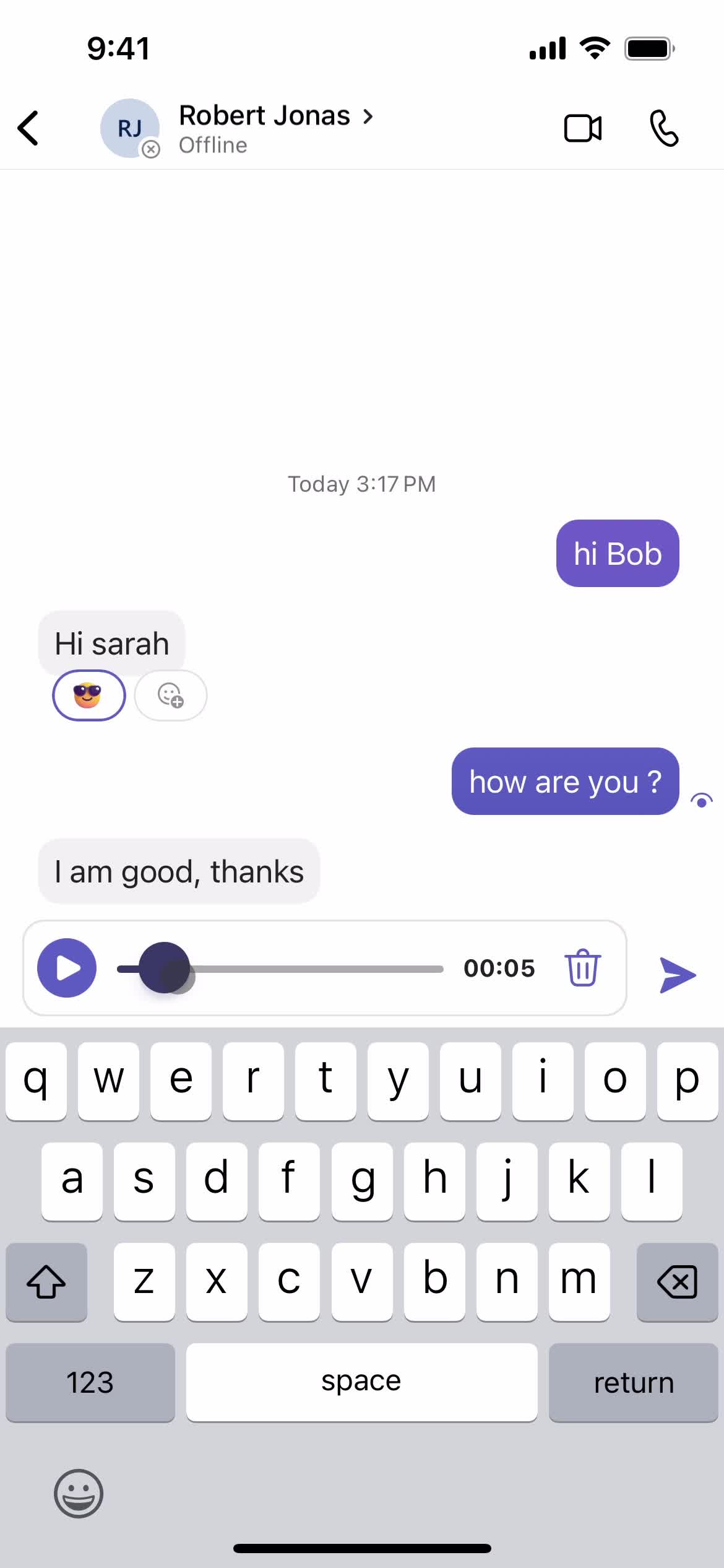 Chatting on Microsoft Teams video thumbnail