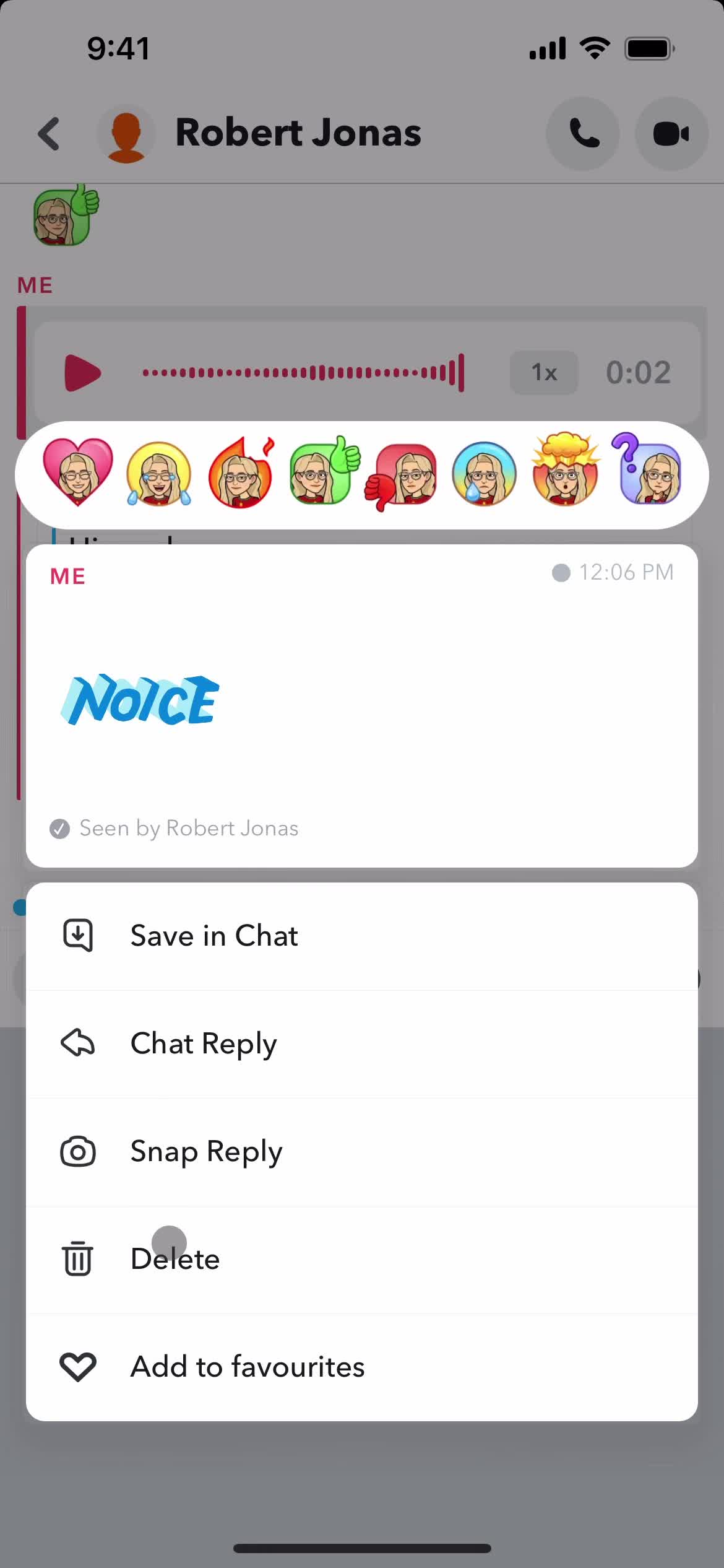 Chat screenshot